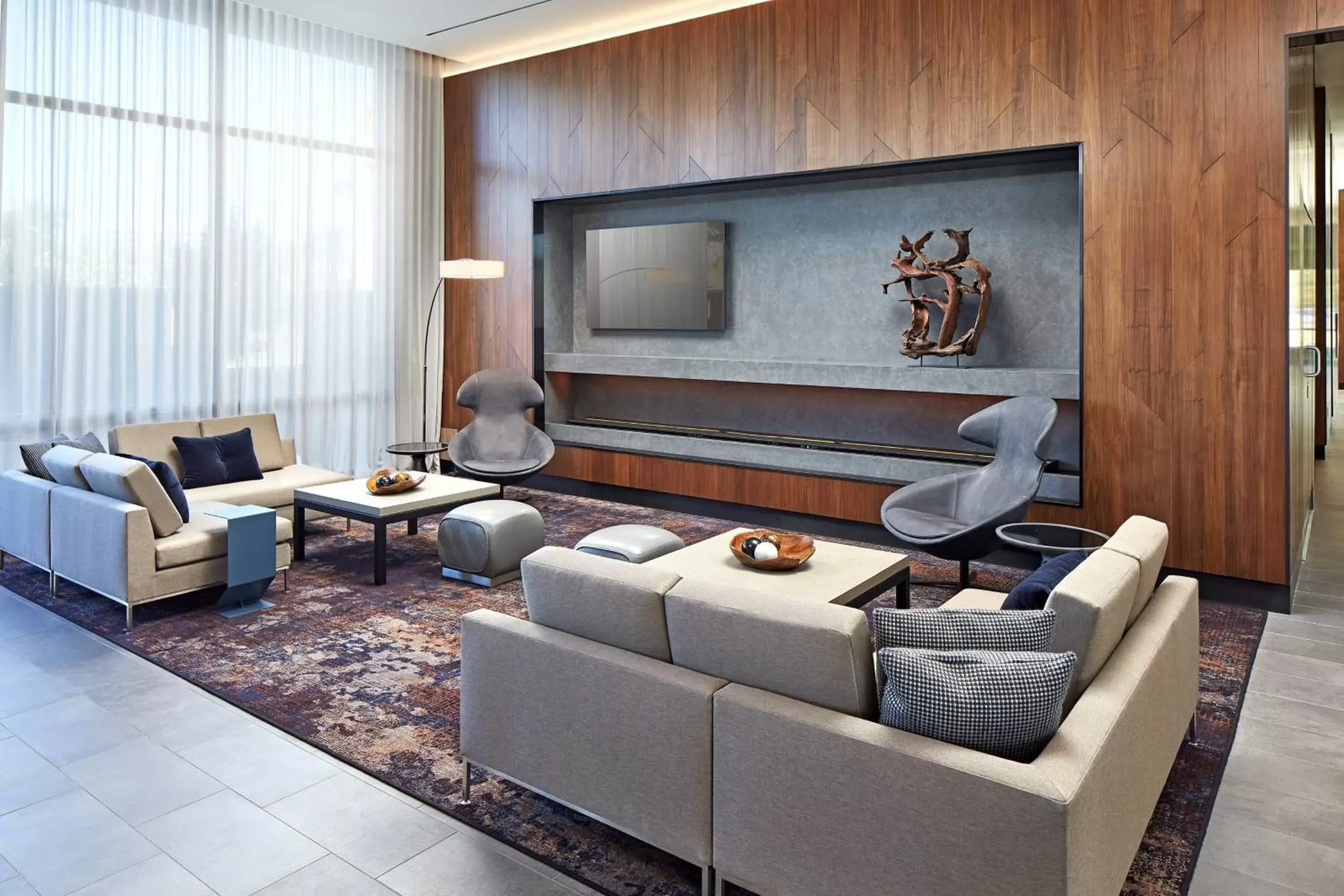Lobby or reception, Seating Area in AC Hotel by Marriott San Jose Santa Clara