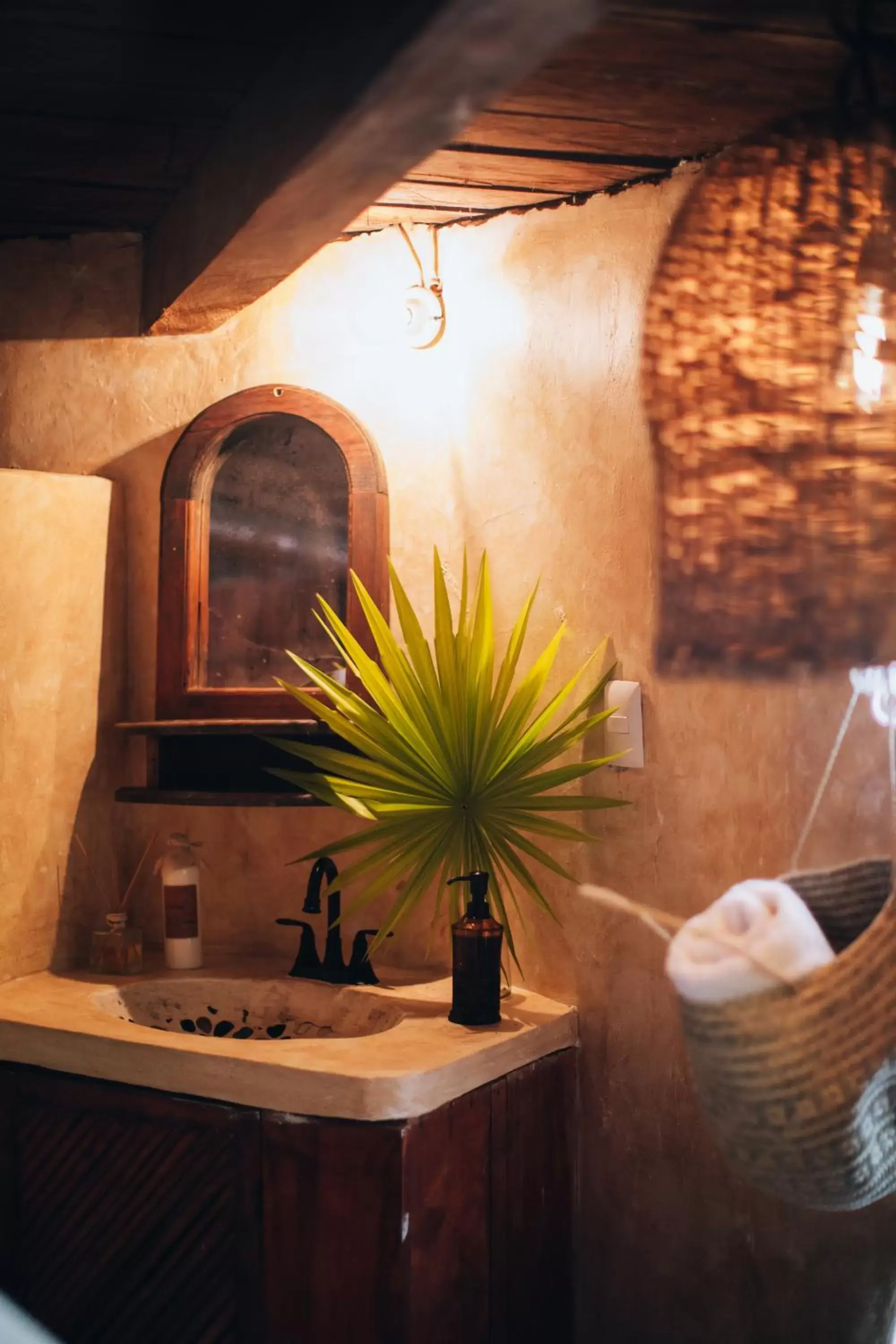 Bathroom in Ikal Tulum Hotel