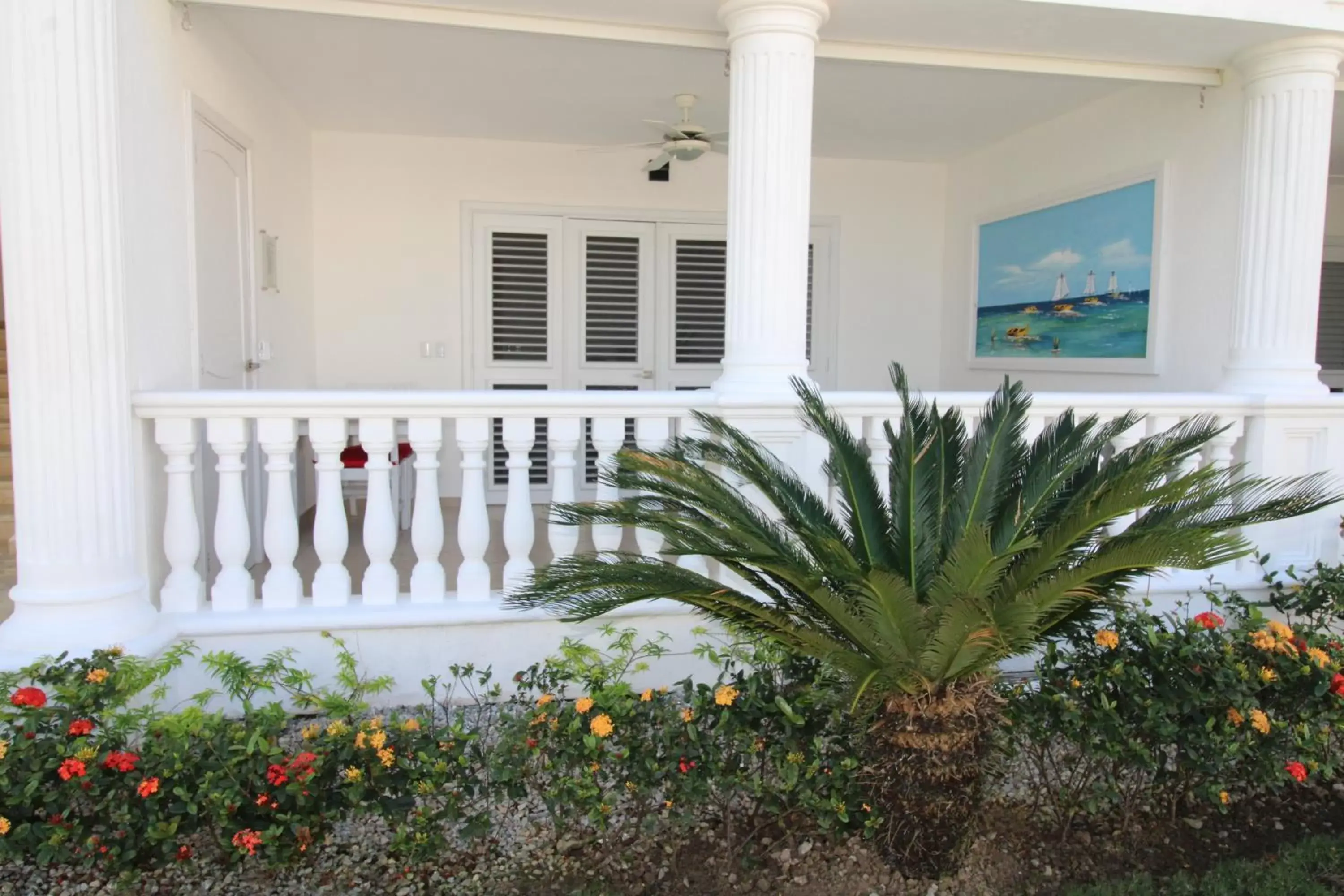 Garden view in Albachiara Hotel - Las Terrenas