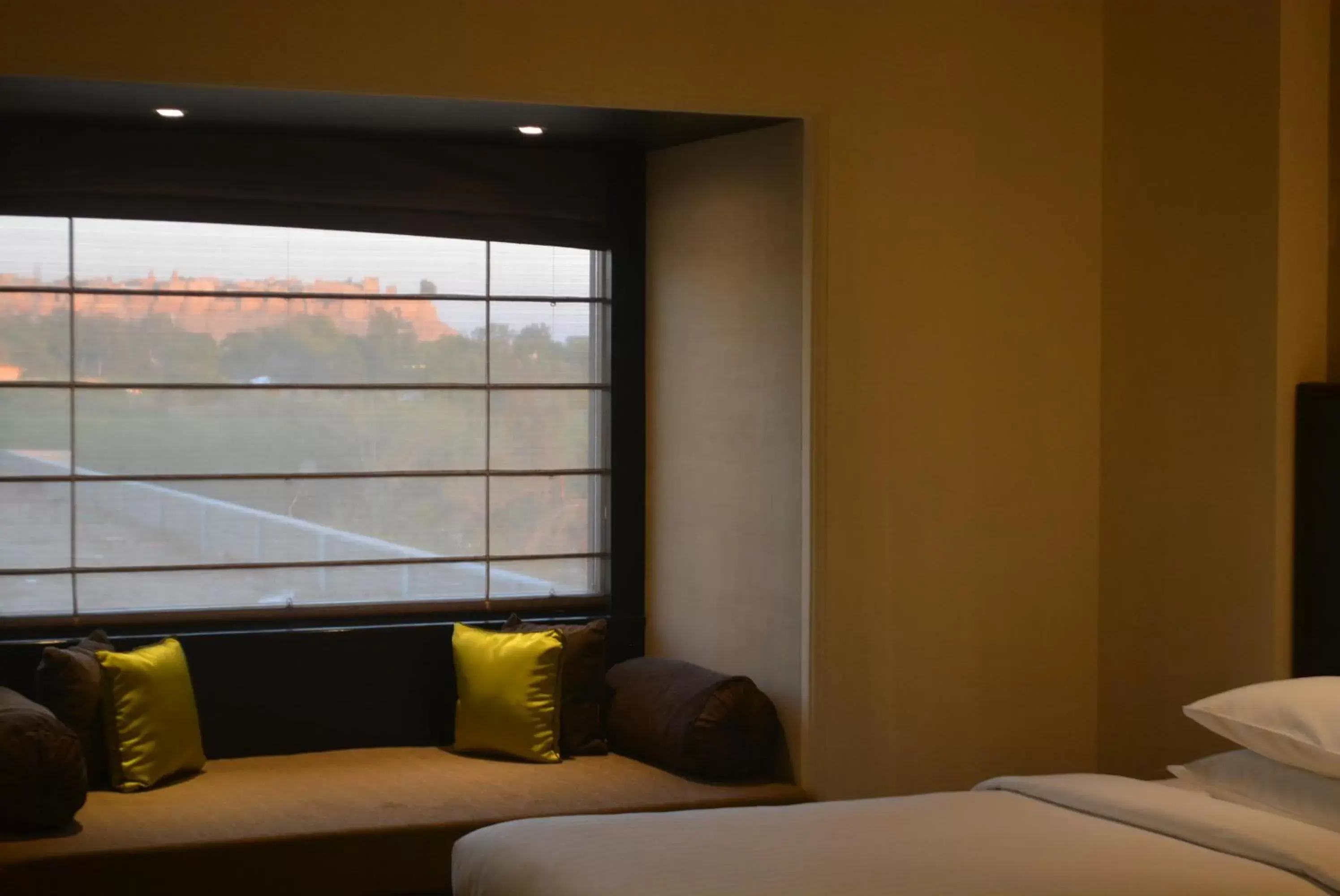 View (from property/room), Bed in Jaisalmer Marriott Resort & Spa