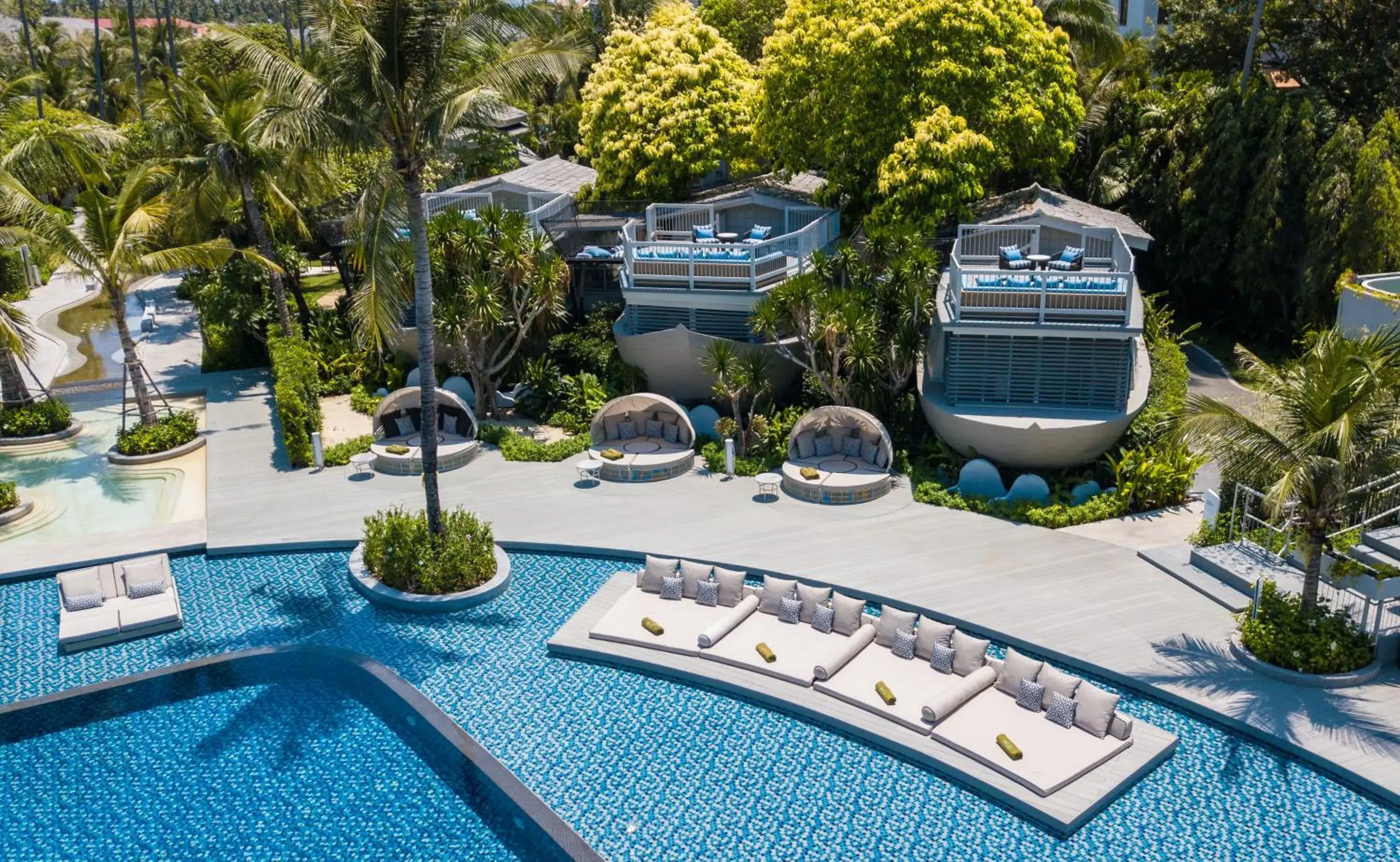 Balcony/Terrace, Pool View in Melia Koh Samui - SHA Extra Plus