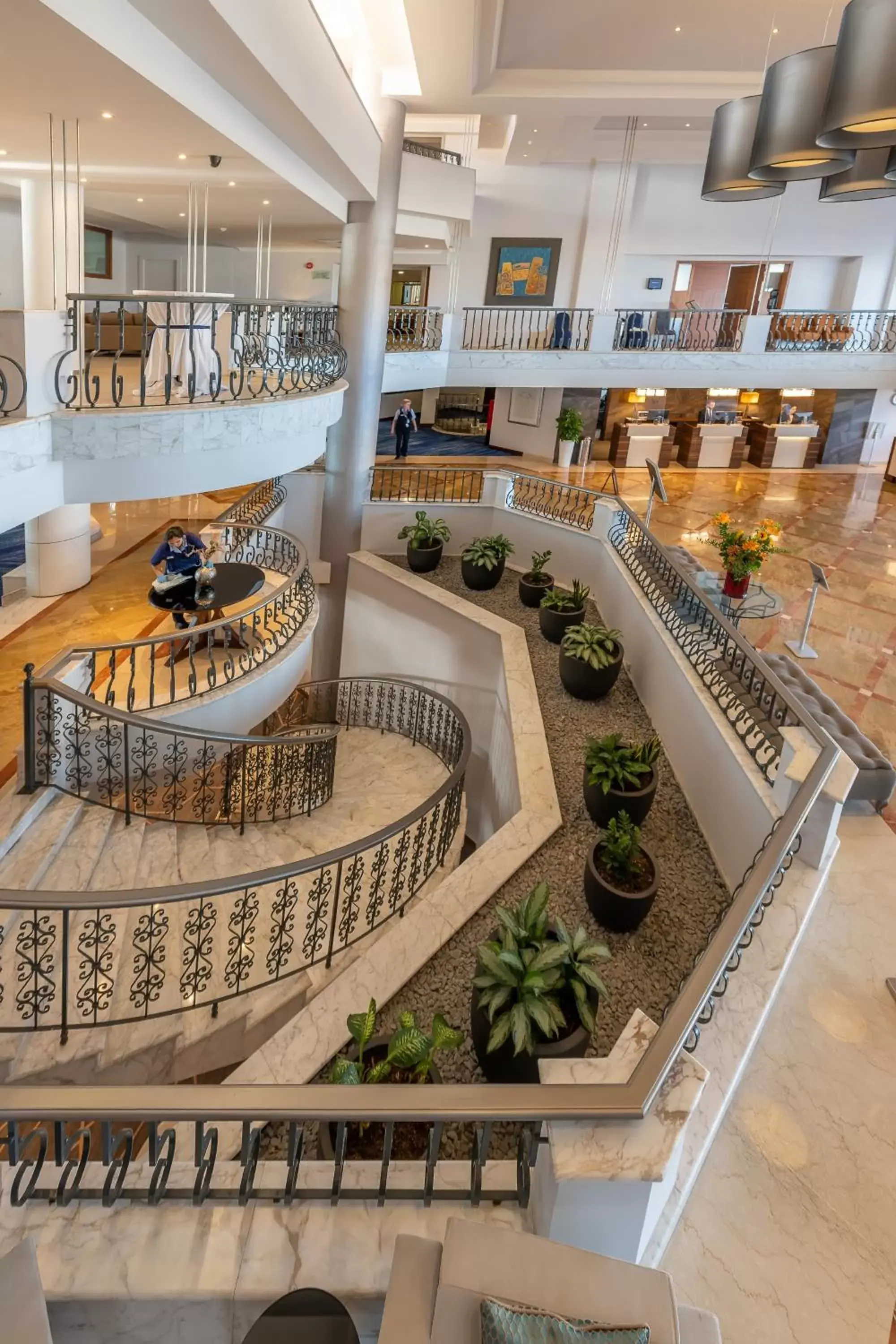 Lobby or reception in Radisson Blu Resort, Malta St. Julian's Lobby or reception in Radisson Blu Resort, Malta St. Julian's