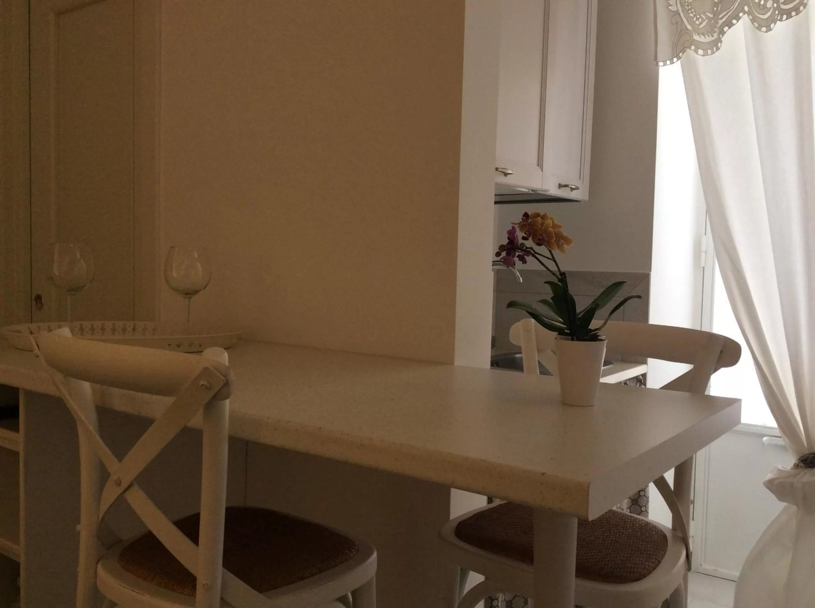 Dining area in Suite Le Perle