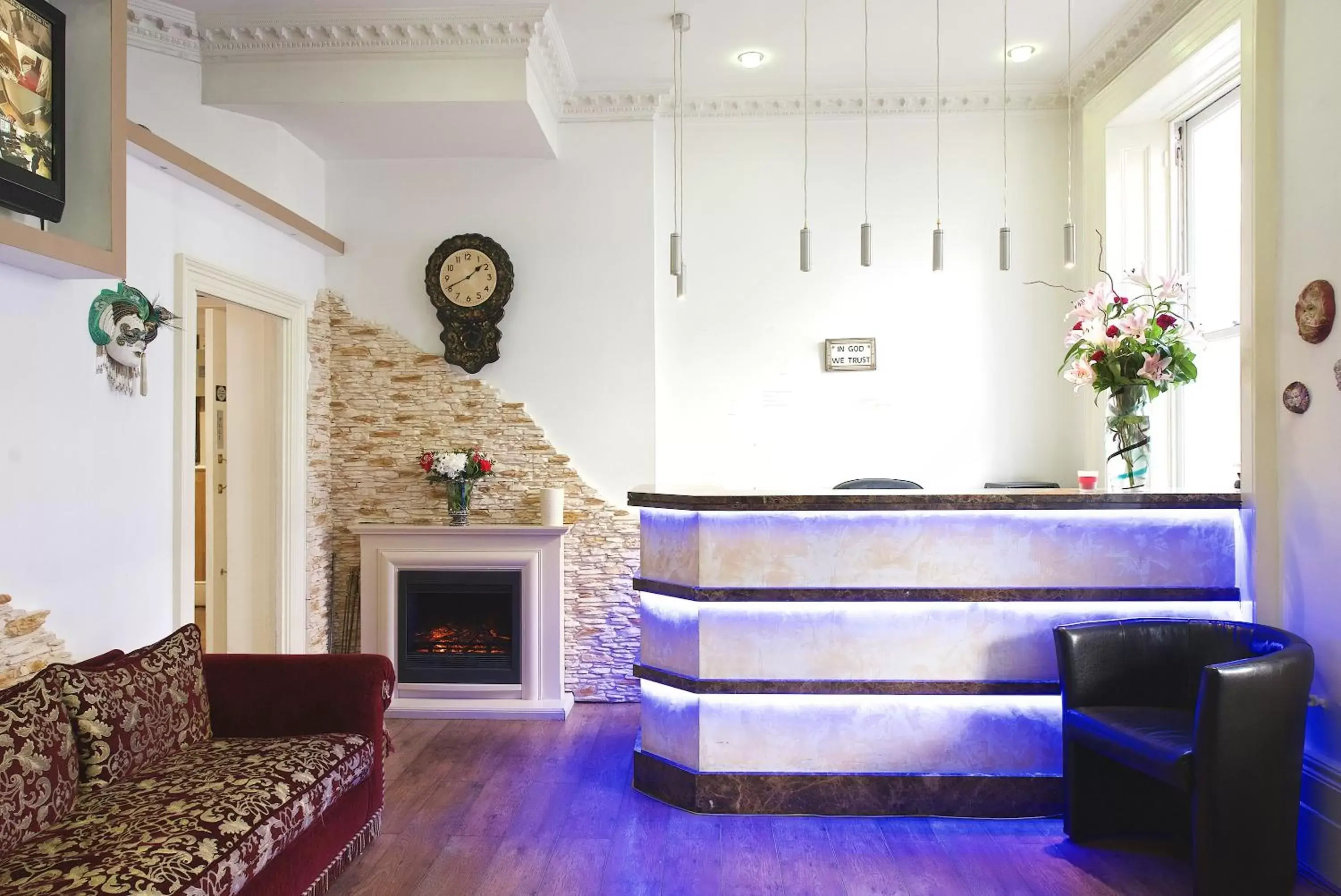 Lobby or reception, Lobby/Reception in Linden House Hotel