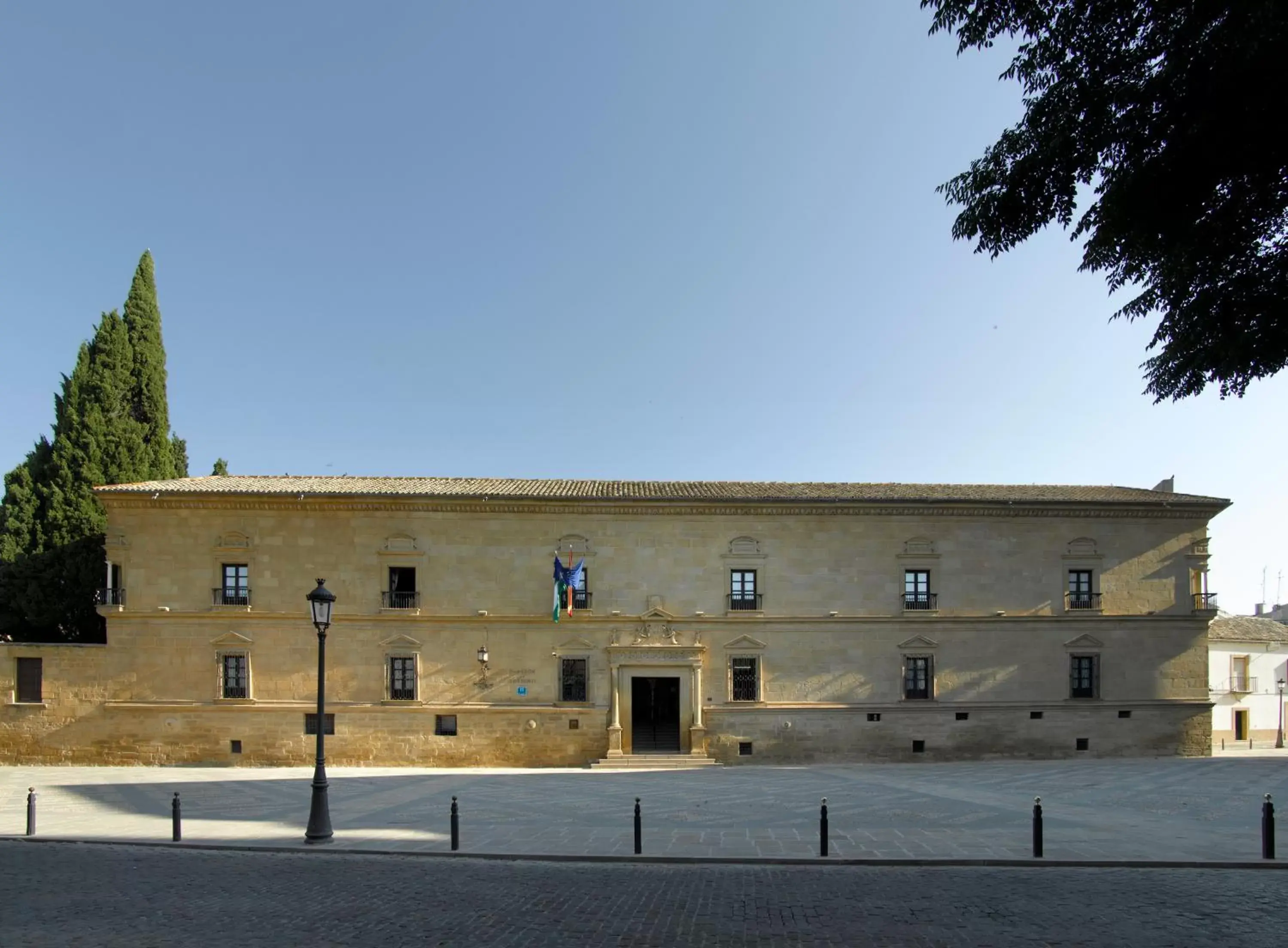 Facade/entrance in Parador de Ubeda Facade/entrance in Parador de Ubeda
