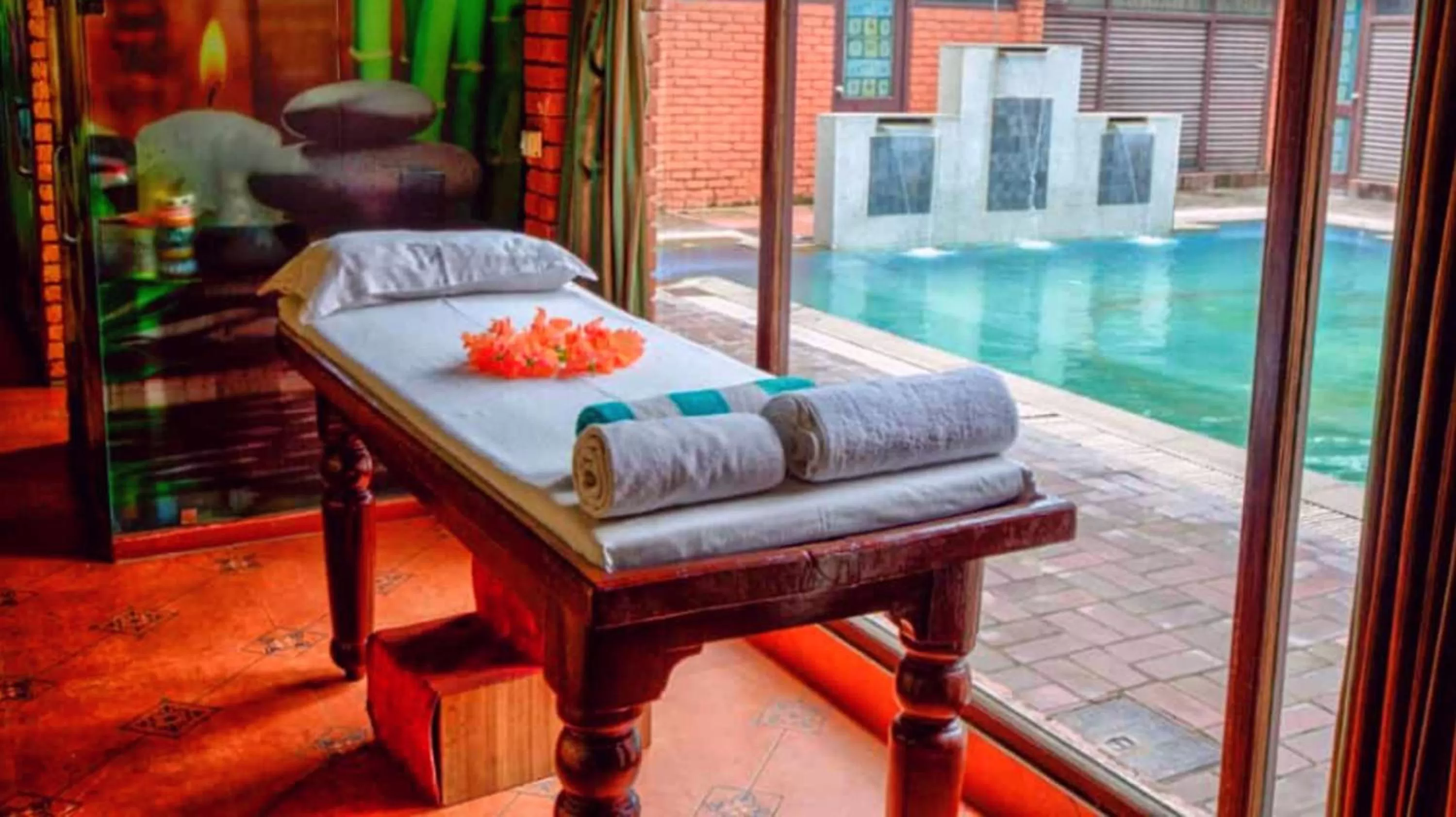 Spa and wellness centre/facilities, Swimming Pool in ShriGo Pyramid Home Divine - A Wellness Resort