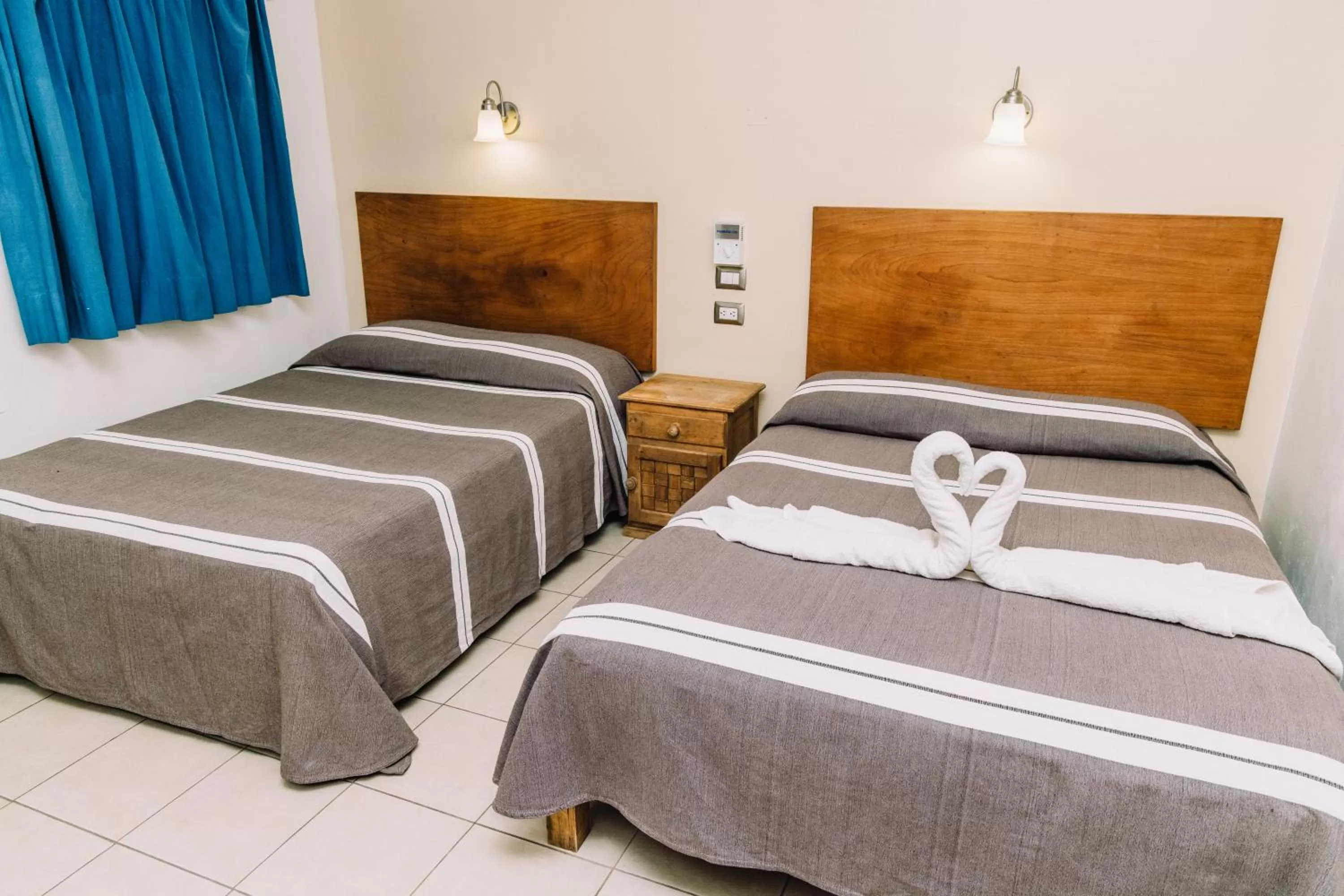 Bed in Hotel Cervantino