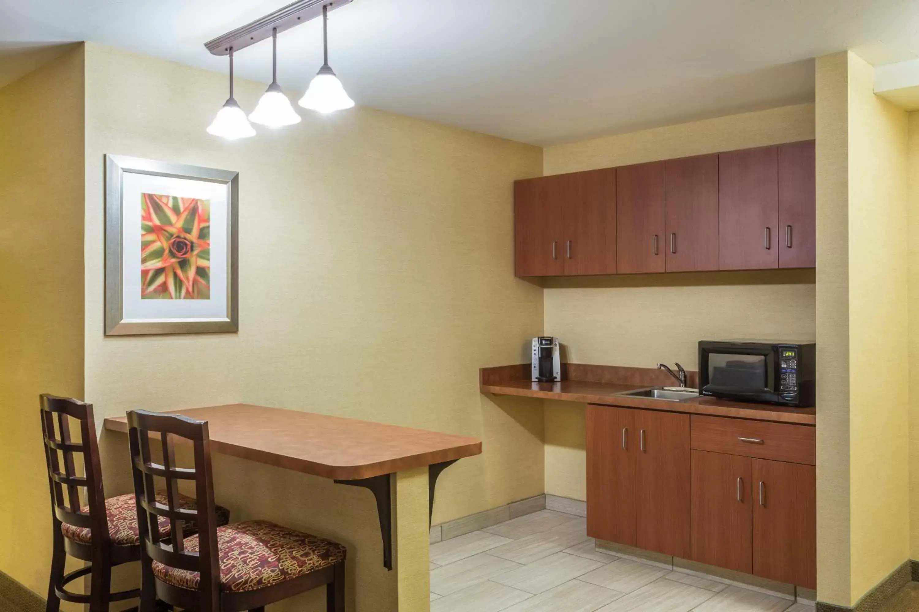 Bedroom, Kitchen/Kitchenette in Holiday Inn Express Hotel & Suites Nogales, an IHG Hotel