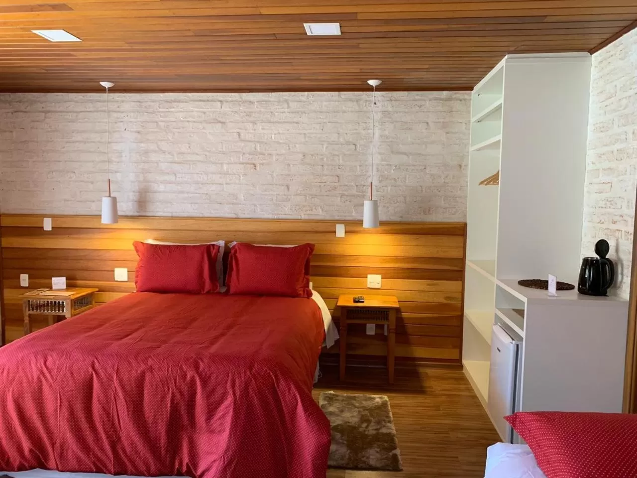 Bed in Pousada Toca Da Coruja