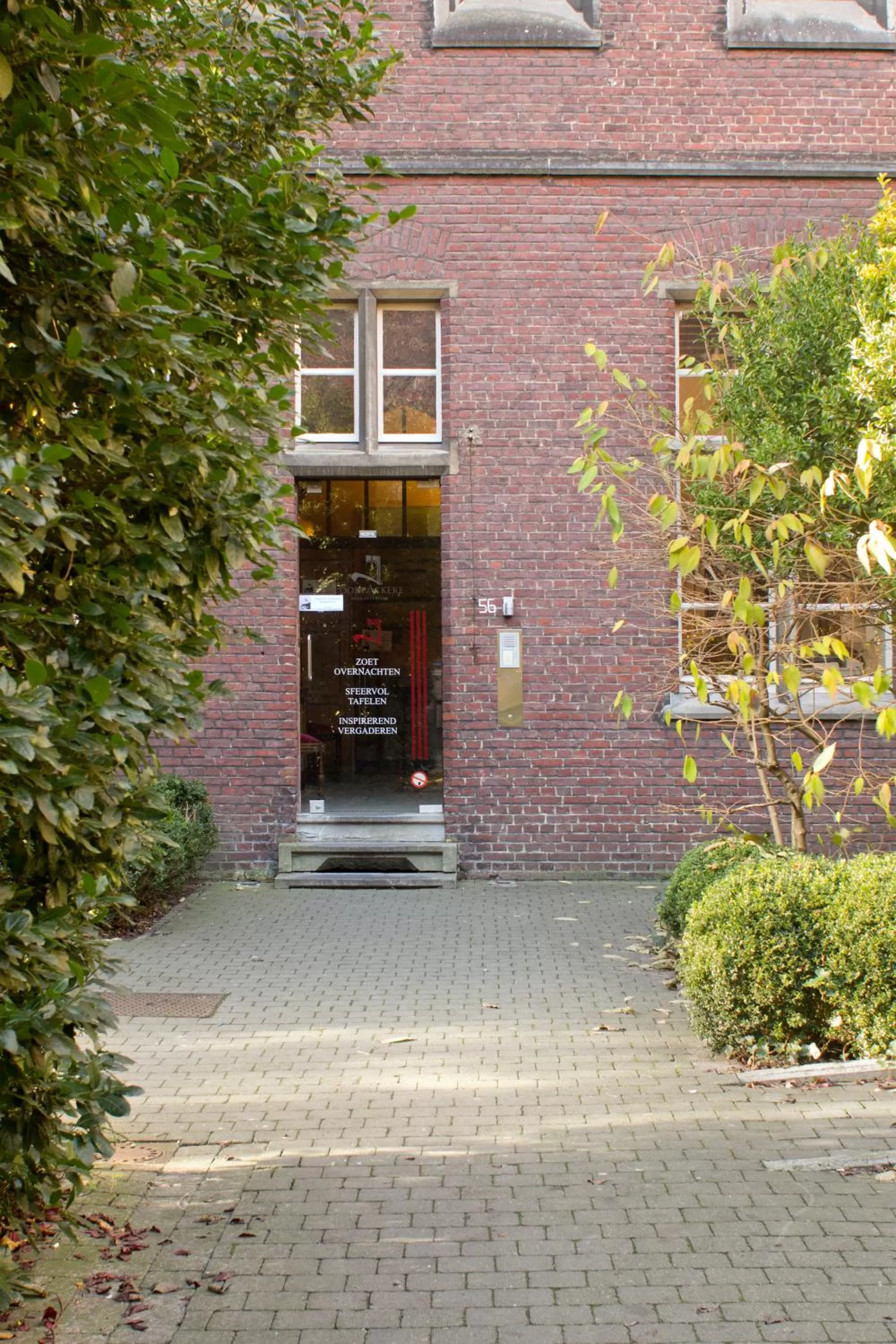 Property building in Guesthouse PoortAckere Ghent