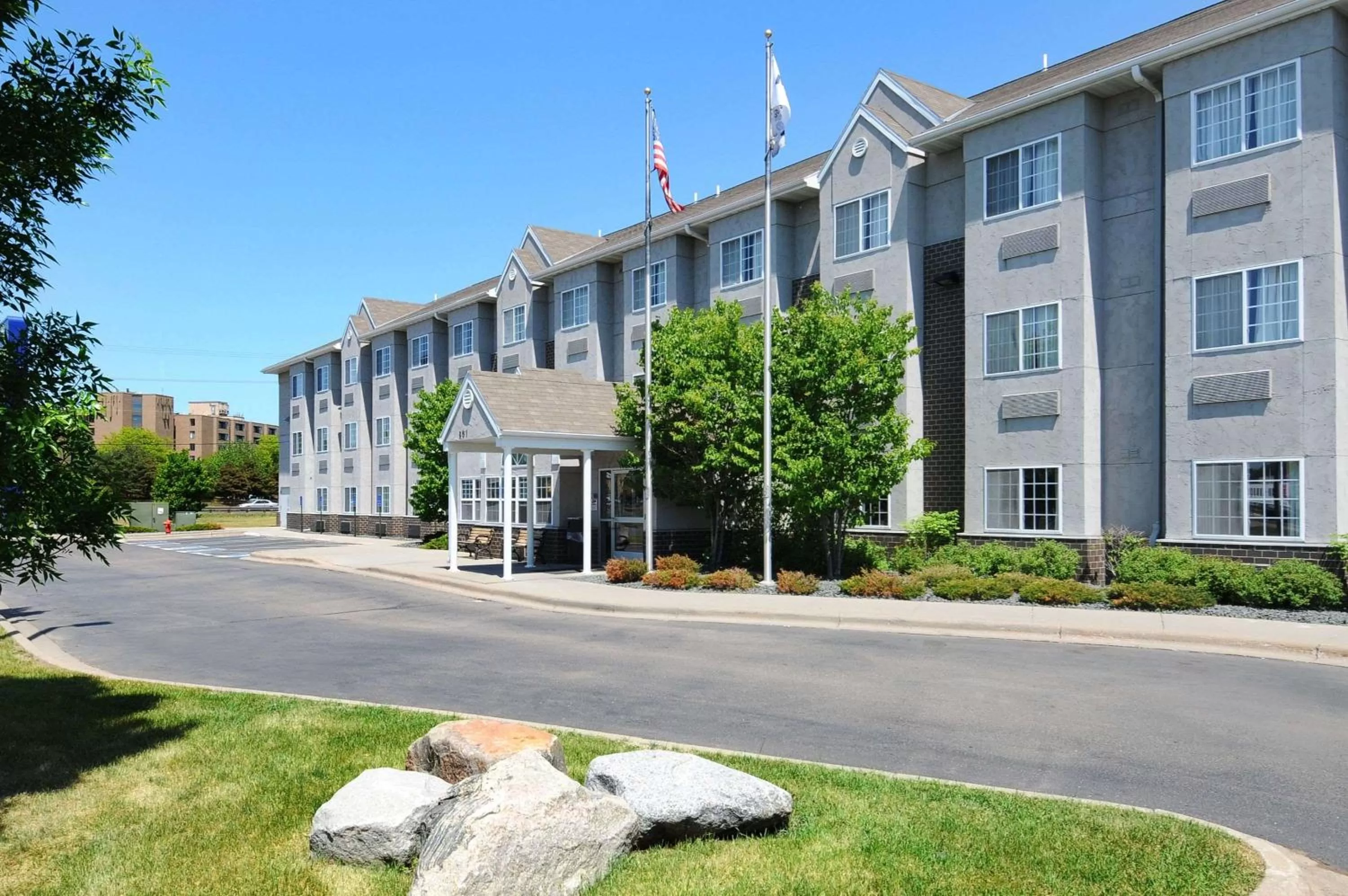 Property building in Microtel Inn & Suites by Wyndham Bloomington MSP Airport