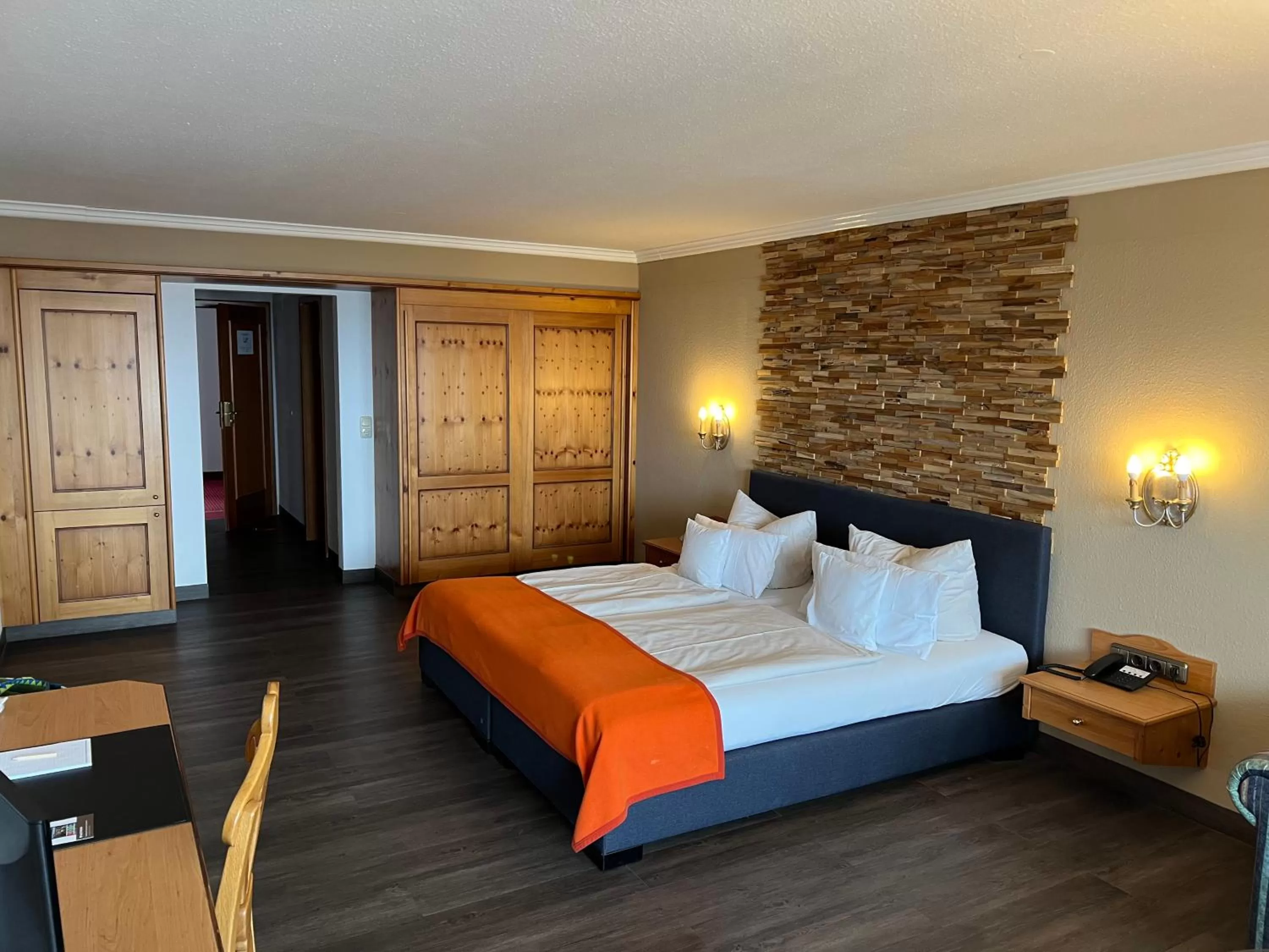 Bed in Parkhotel Tannenhof