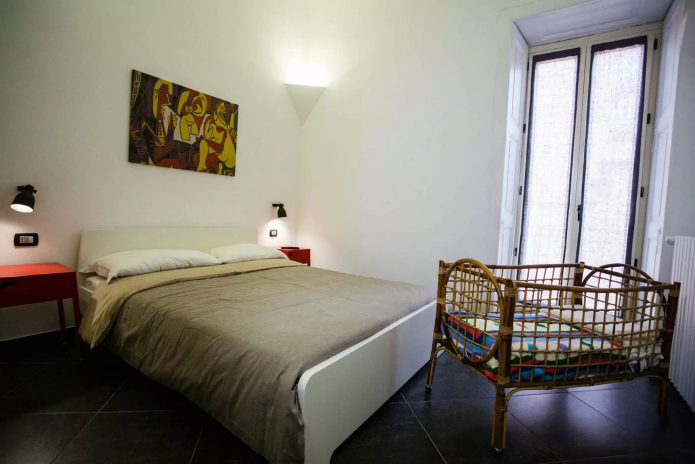 Bathroom, Bed in Casa Retro'