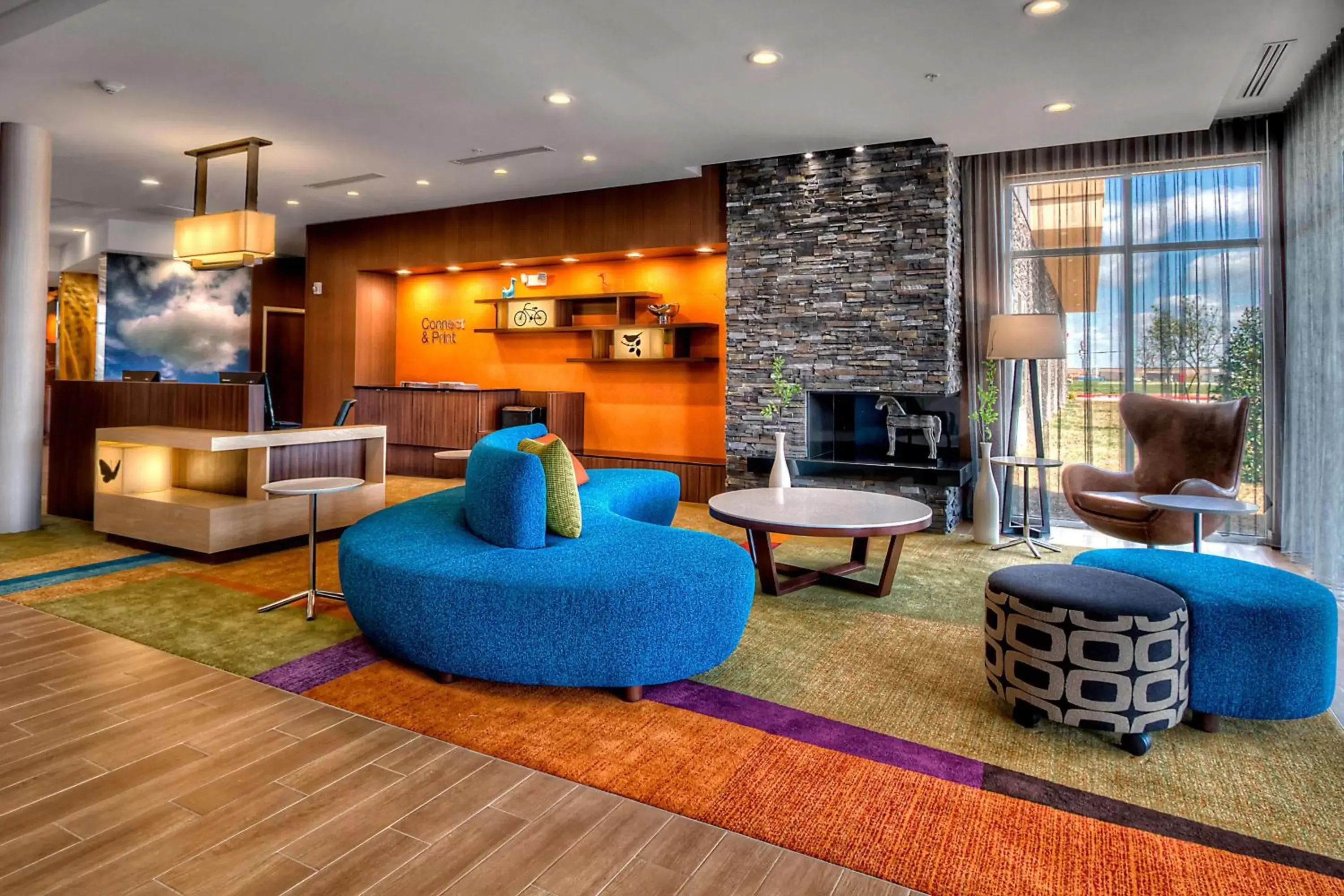 Lobby or reception, Lobby/Reception in Fairfield Inn and Suites Oklahoma City Yukon