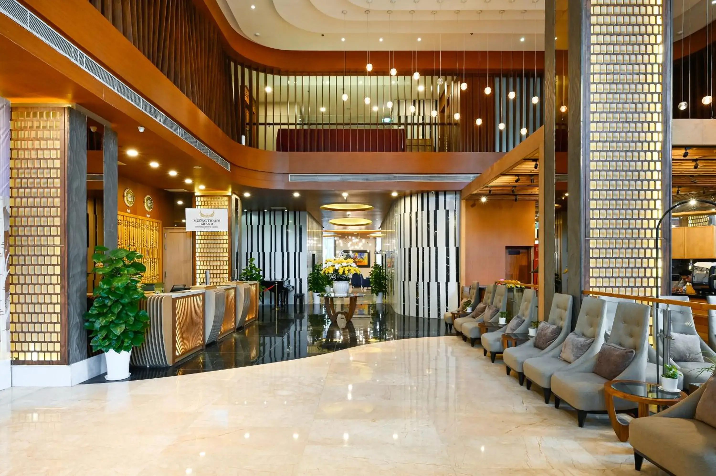 Lobby or reception in Muong Thanh Grand Saigon Centre Hotel Lobby or reception in Muong Thanh Grand Saigon Centre Hotel