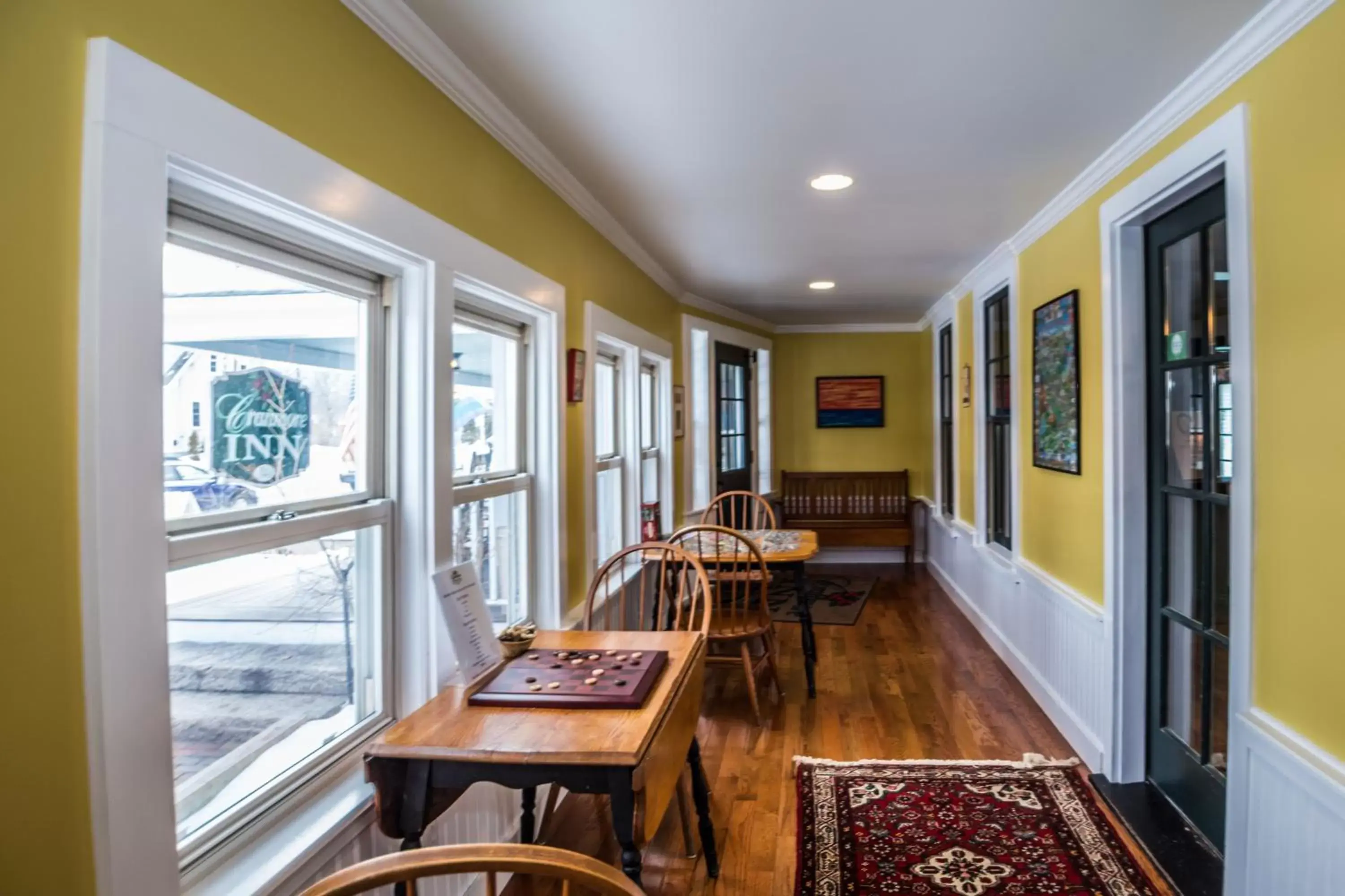 Lobby or reception in Cranmore Inn and Suites, a North Conway boutique hotel