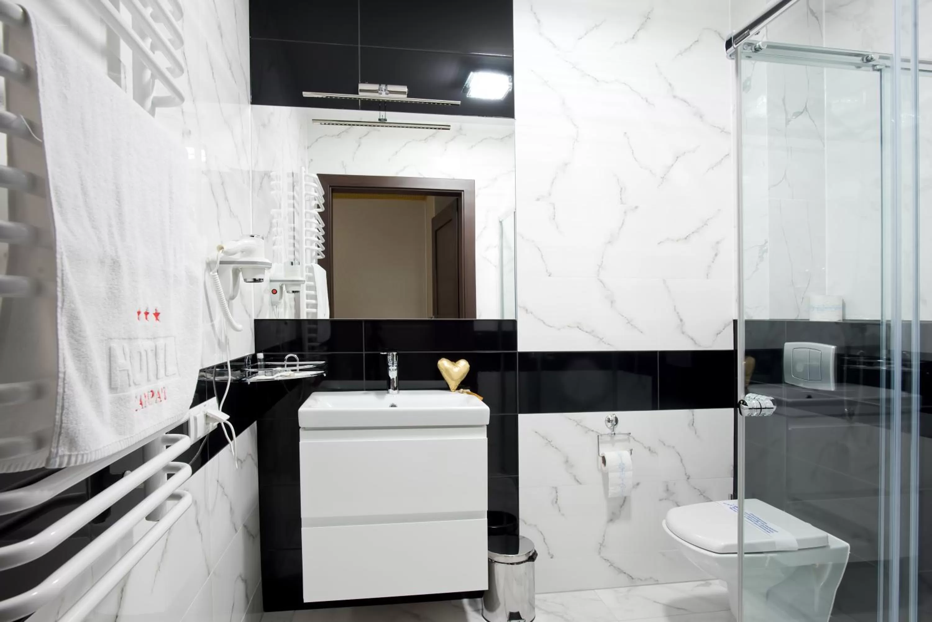 Bathroom in Hotel Campari