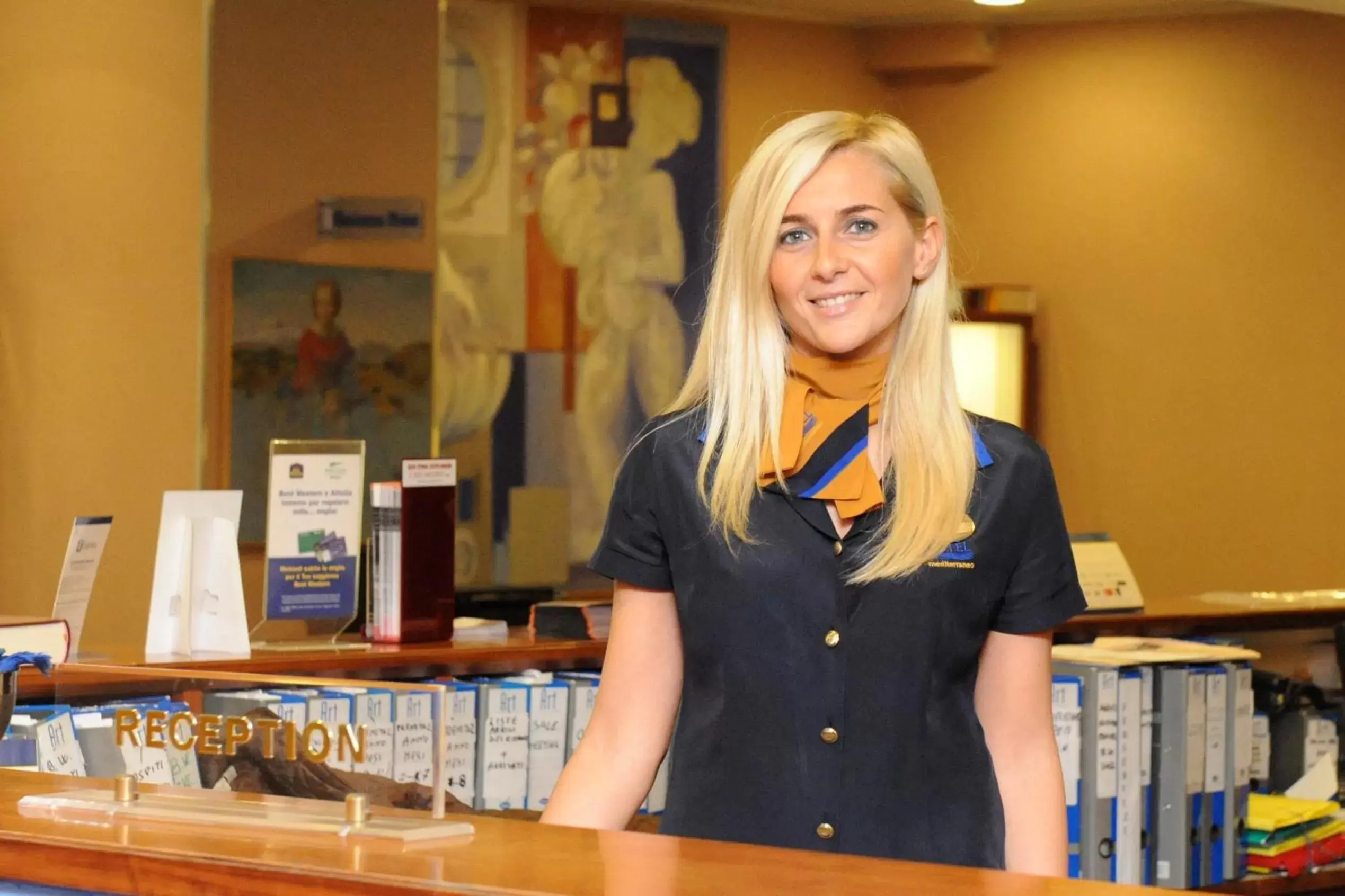 Lobby or reception, Staff in Best Western Hotel Mediterraneo