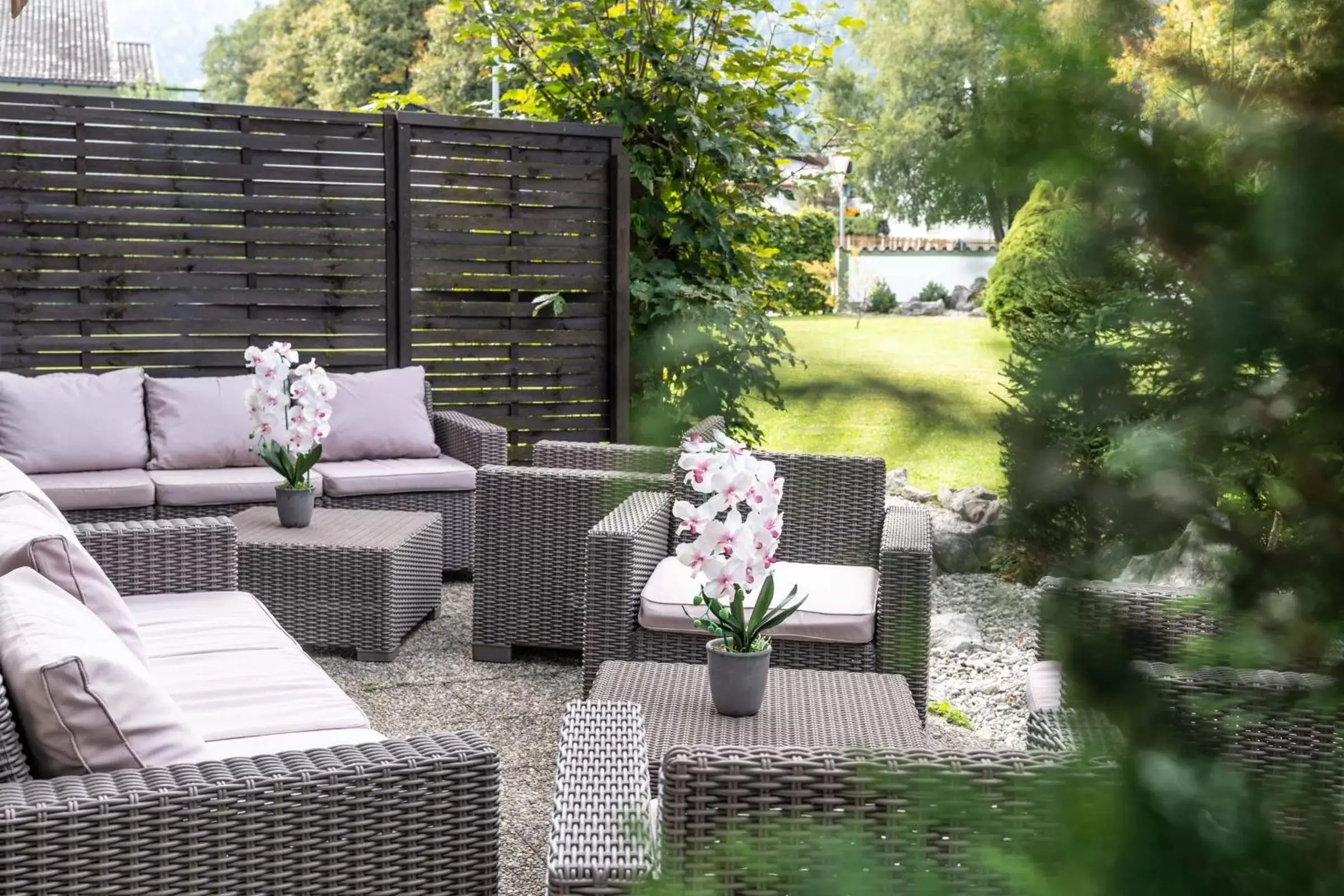 Garden, Seating Area in Hotel Garni Brunnthaler