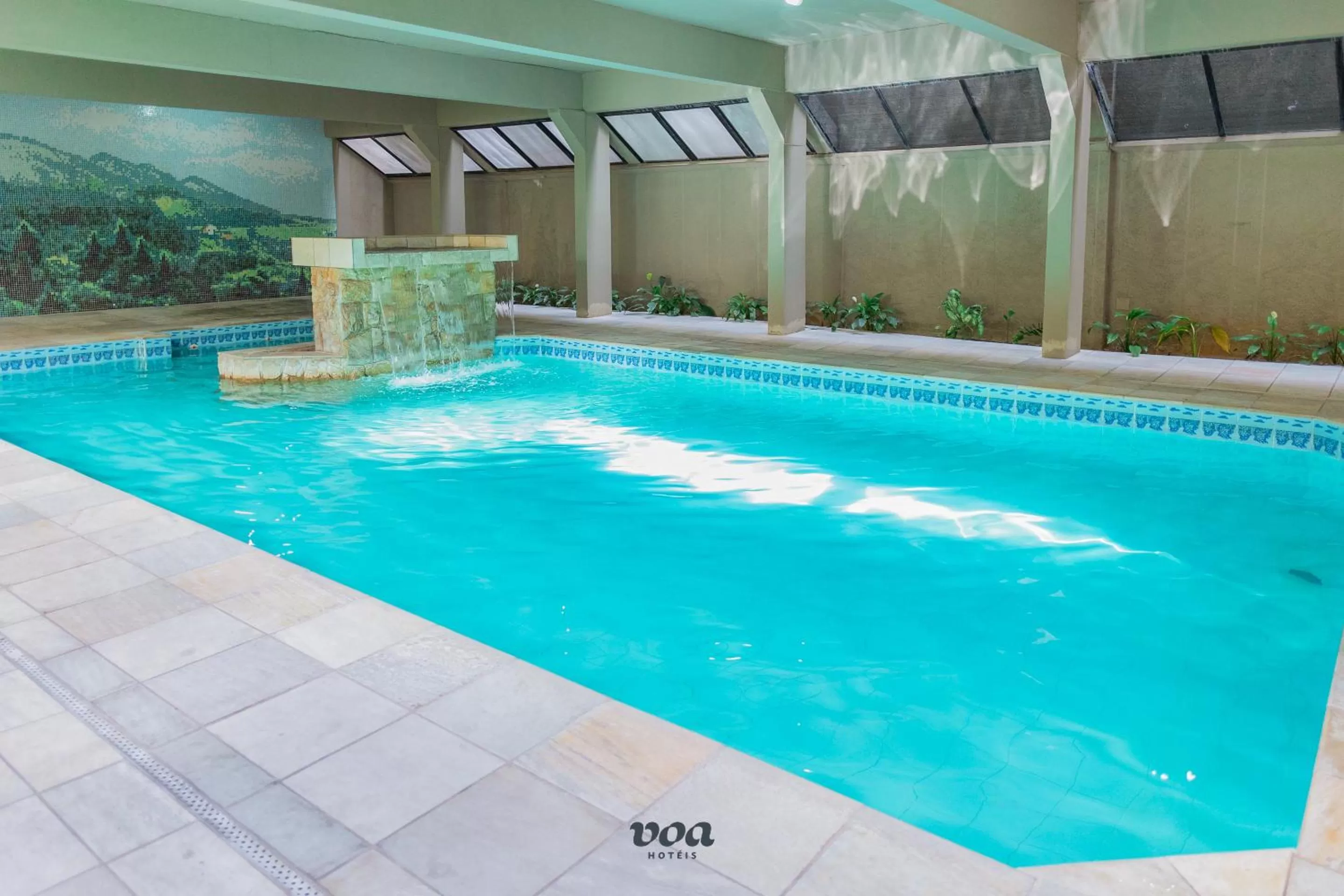 Pool view in VOA Plazza Hotel