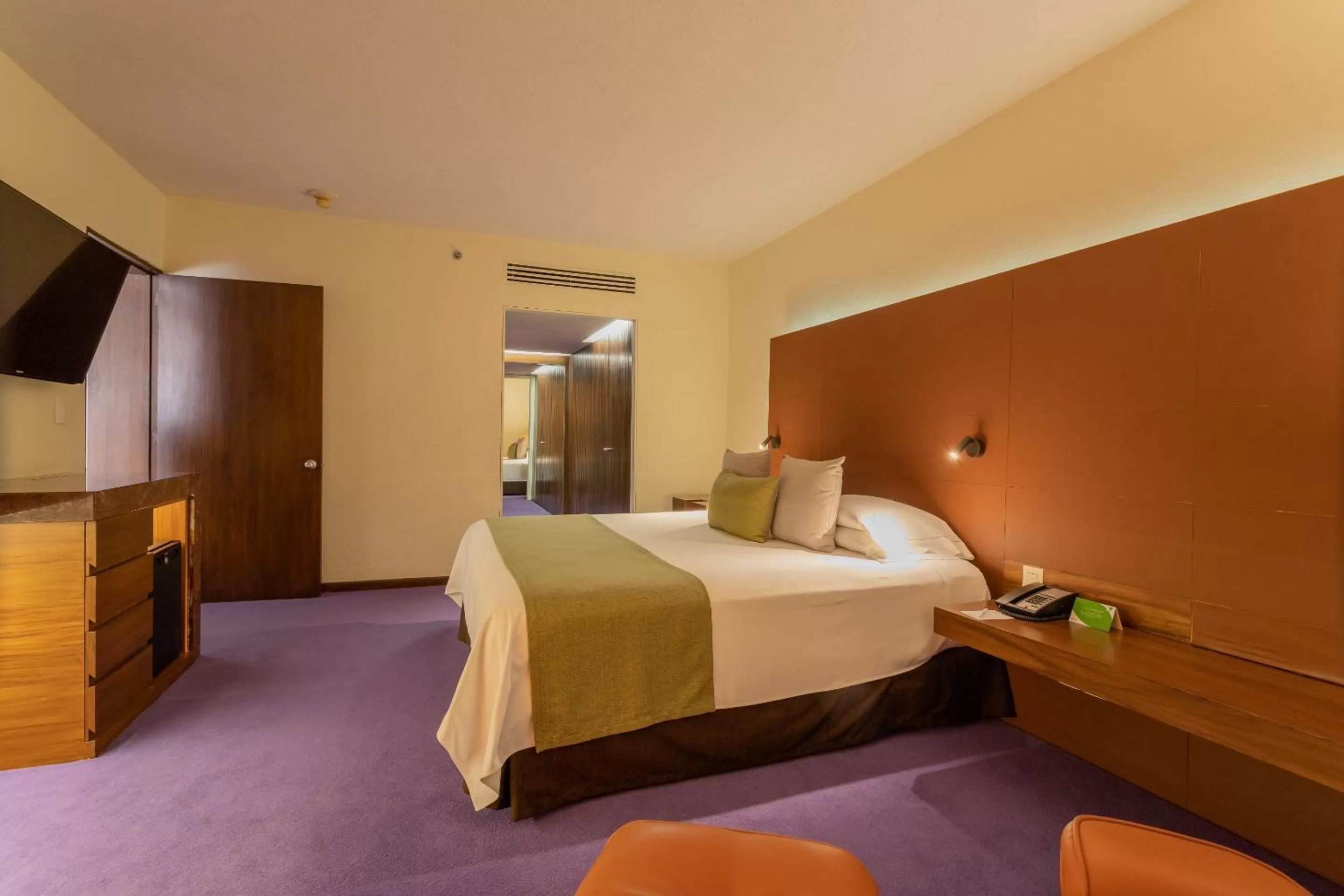 Bedroom, Bed in Camino Real Polanco Mexico