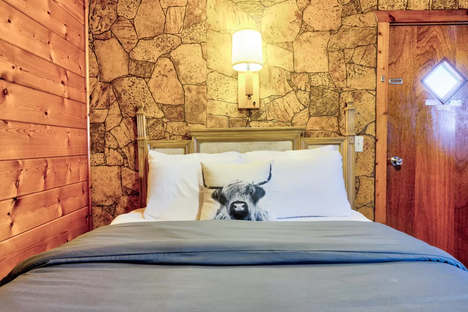 Bed in Lodge at Poncha Springs