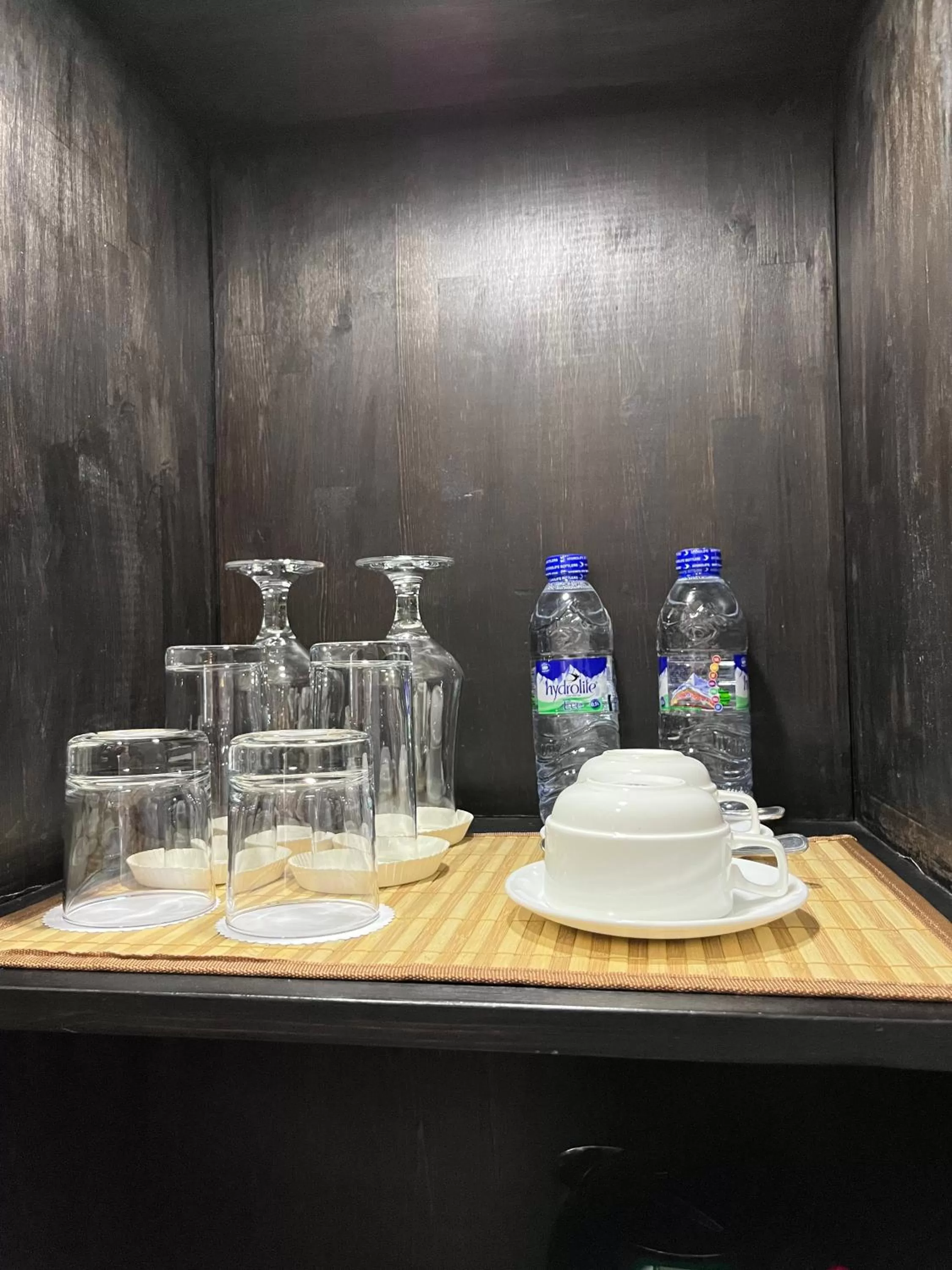 Coffee/tea facilities in Orbita hotel Shymkent