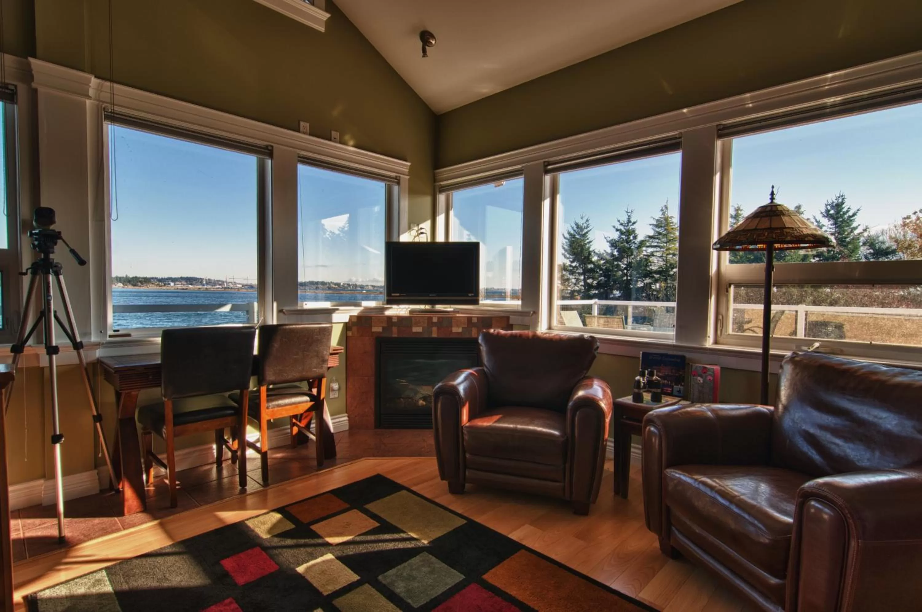 Bedroom in Birds of a Feather Victoria Oceanfront Studio Suites
