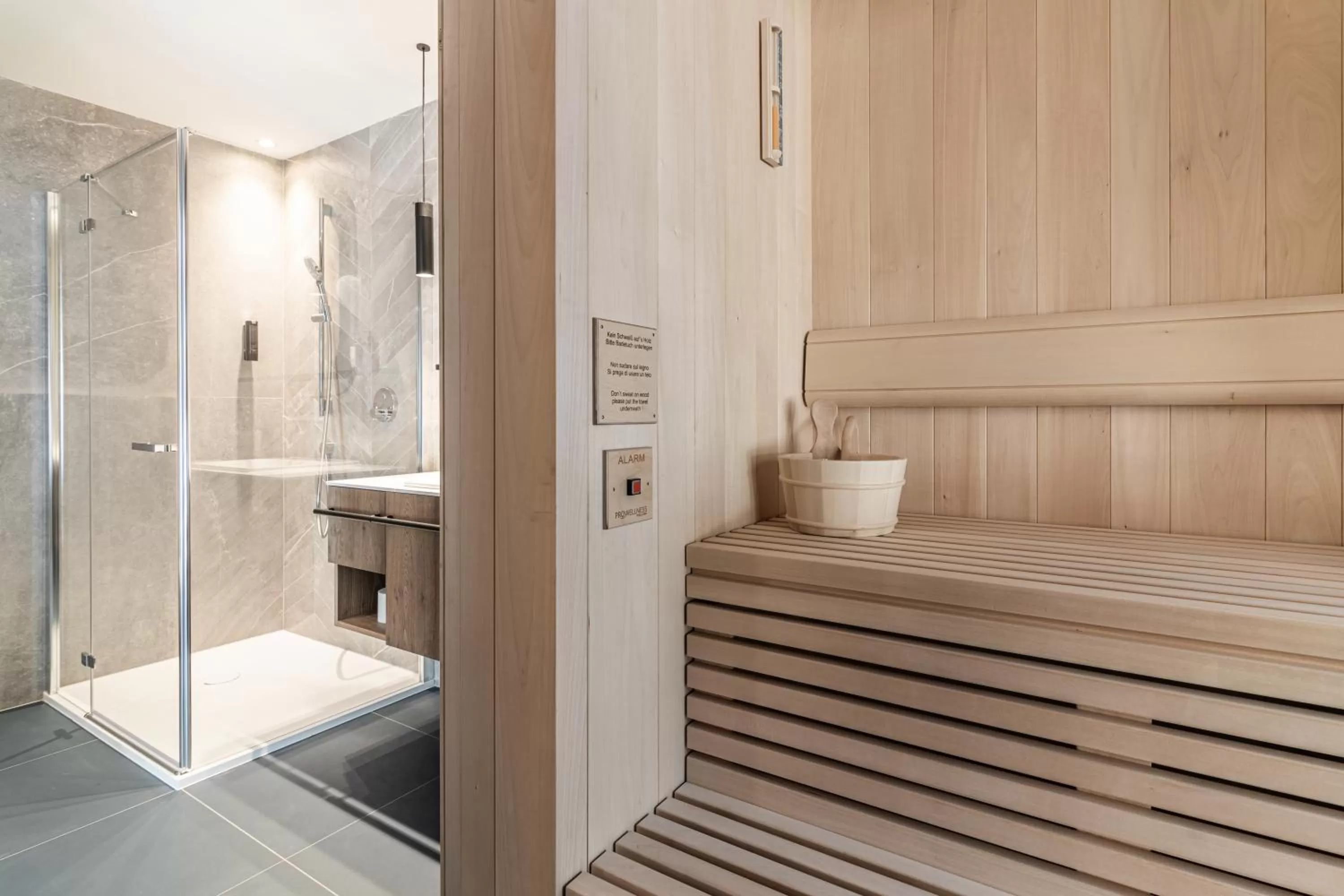 Sauna in Linder Cycling Hotel