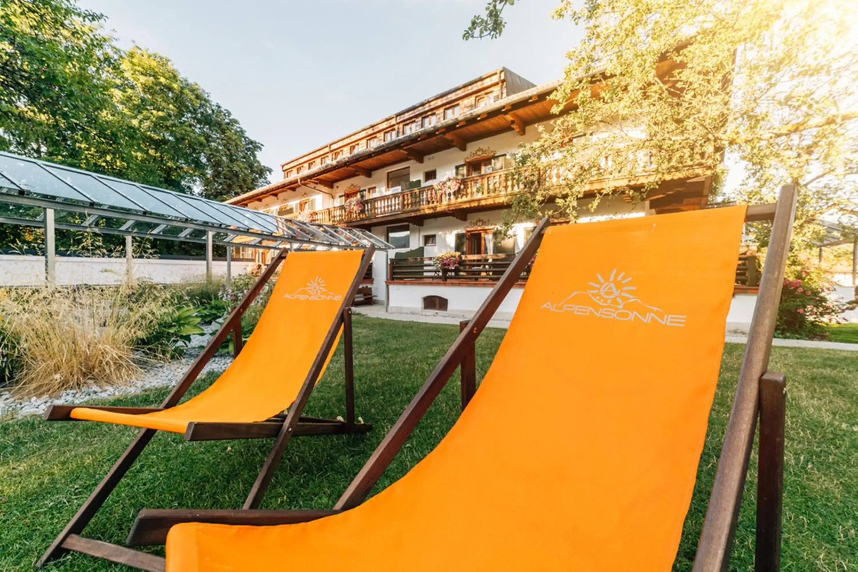 Garden in Hotel Alpensonne