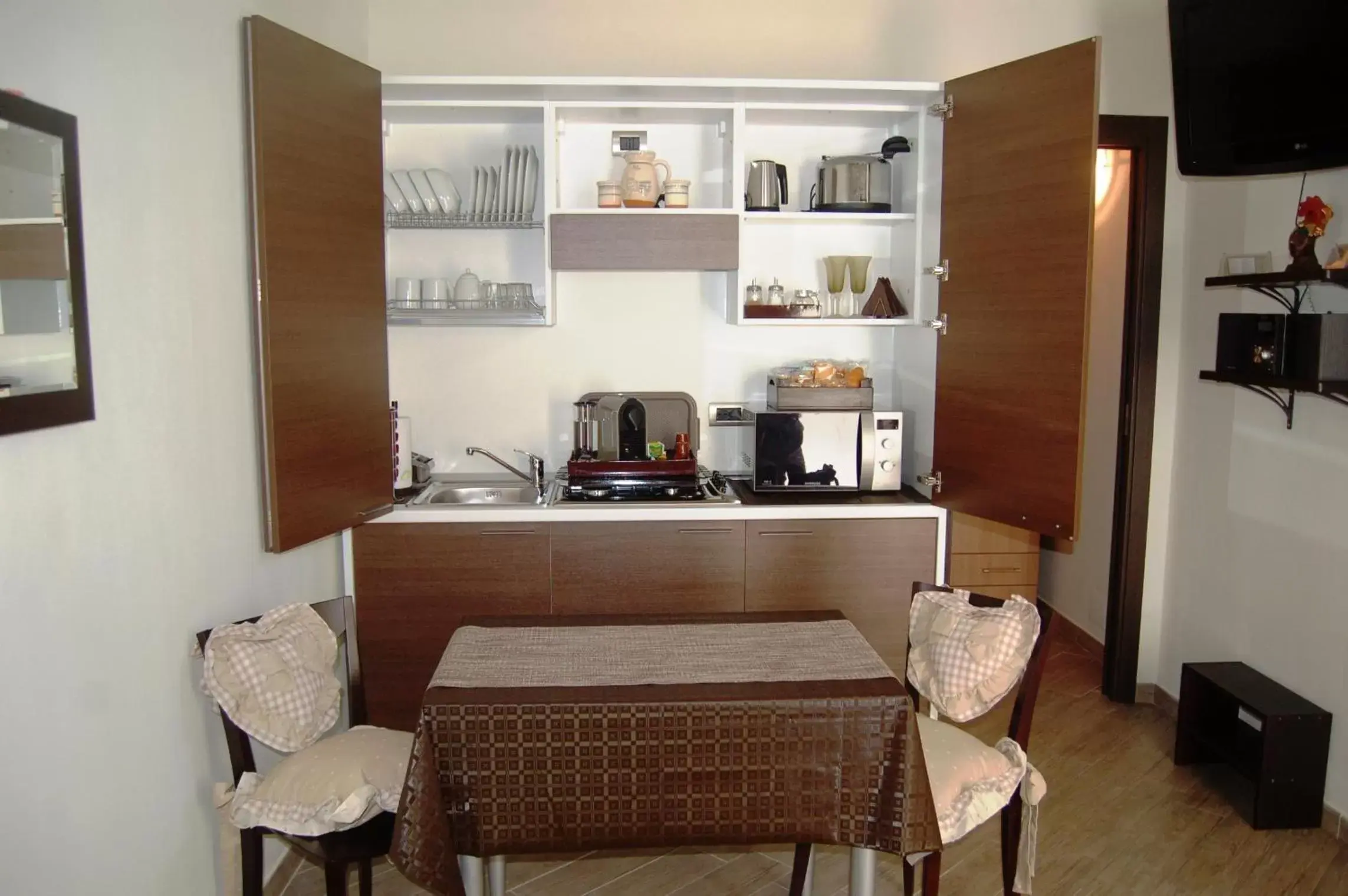 Kitchen or kitchenette in B&B Mare Monti Miniere