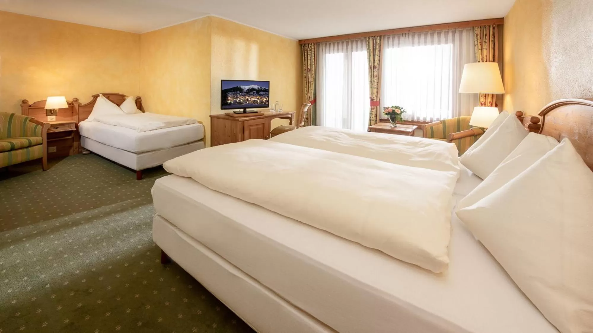 Photo of the whole room, Bed in Silvretta Parkhotel