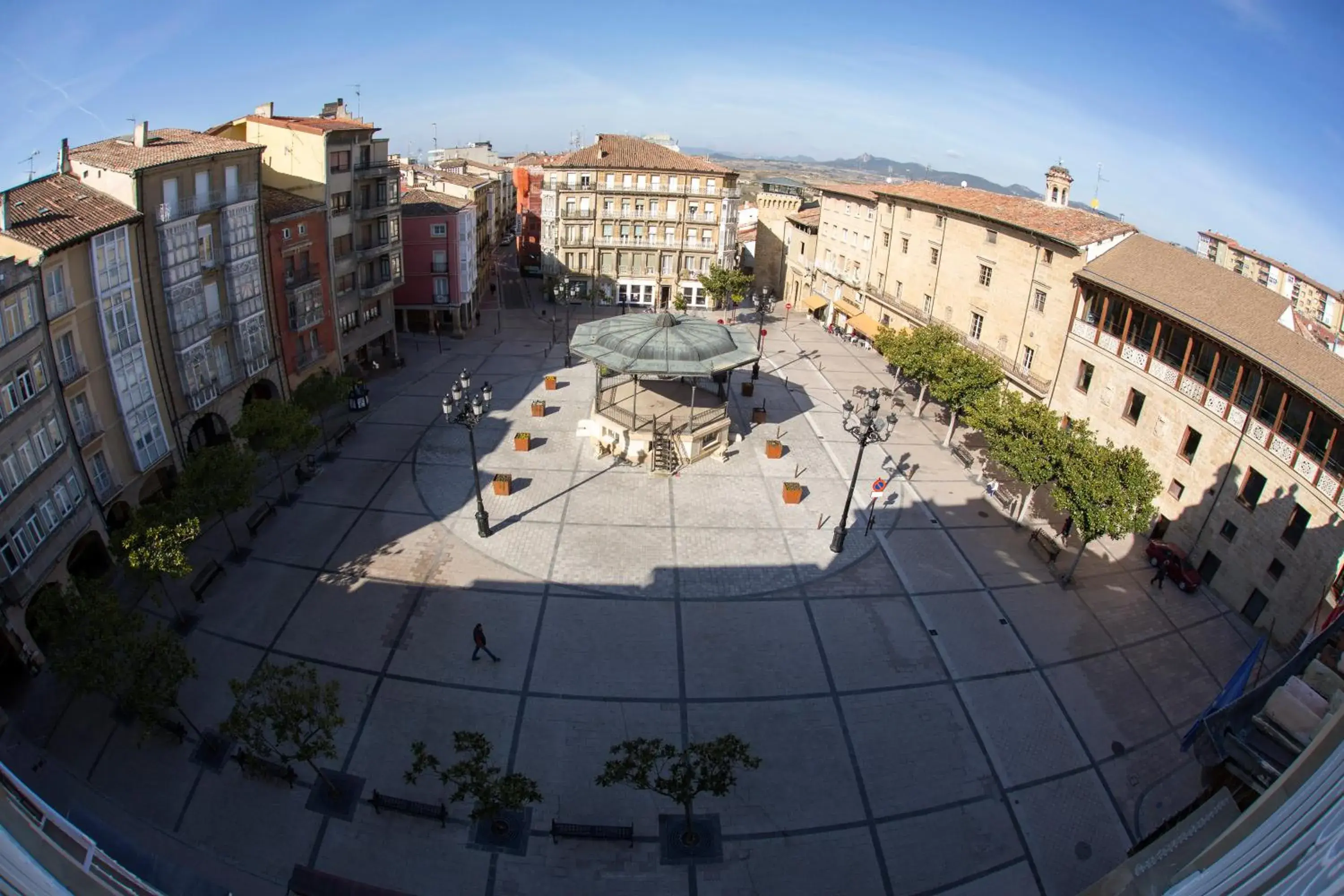 Bird's-eye View in Hotel Plaza De La Paz