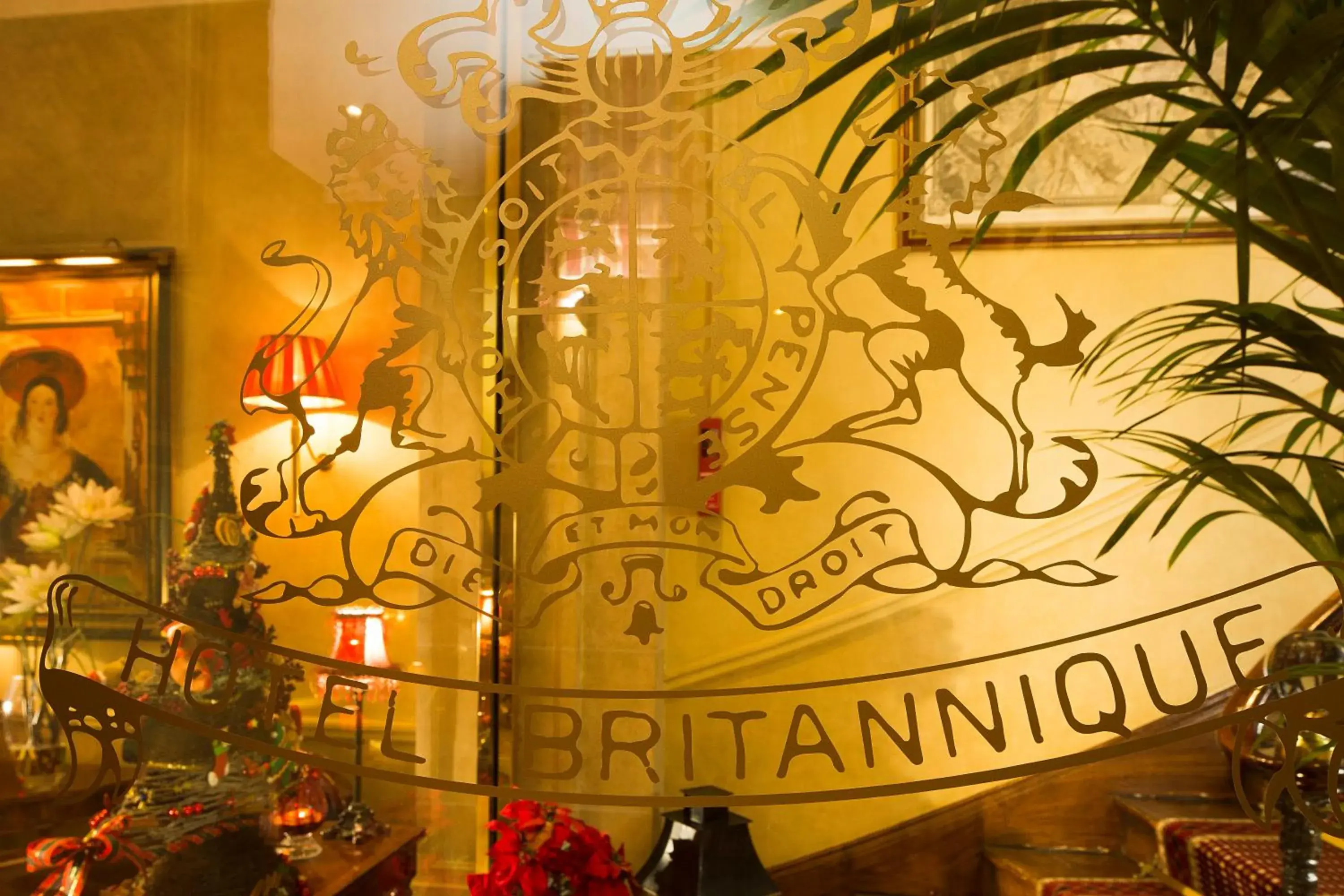 Decorative detail in Hotel Britannique