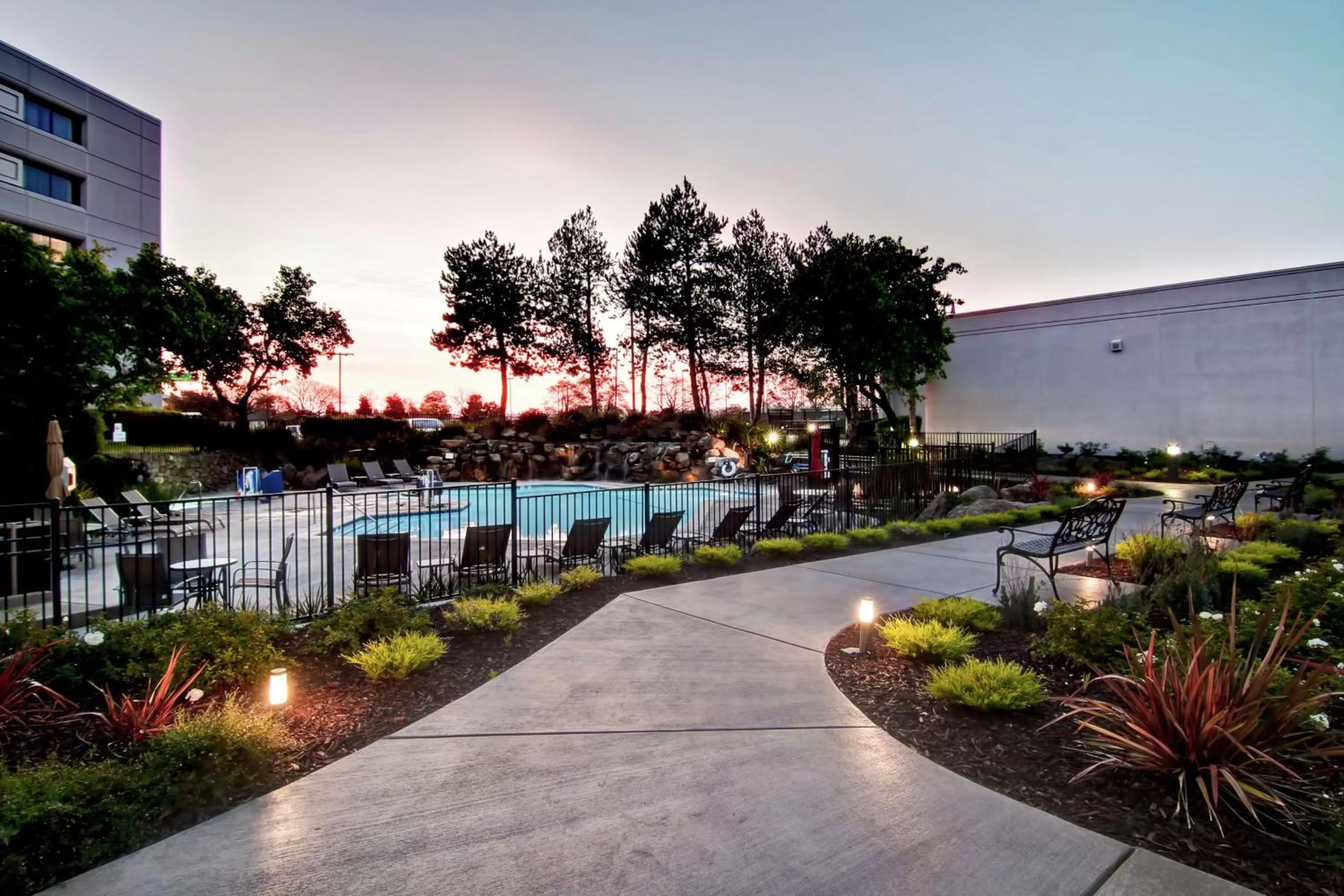 Pool view in DoubleTree by Hilton Pleasanton at The Club