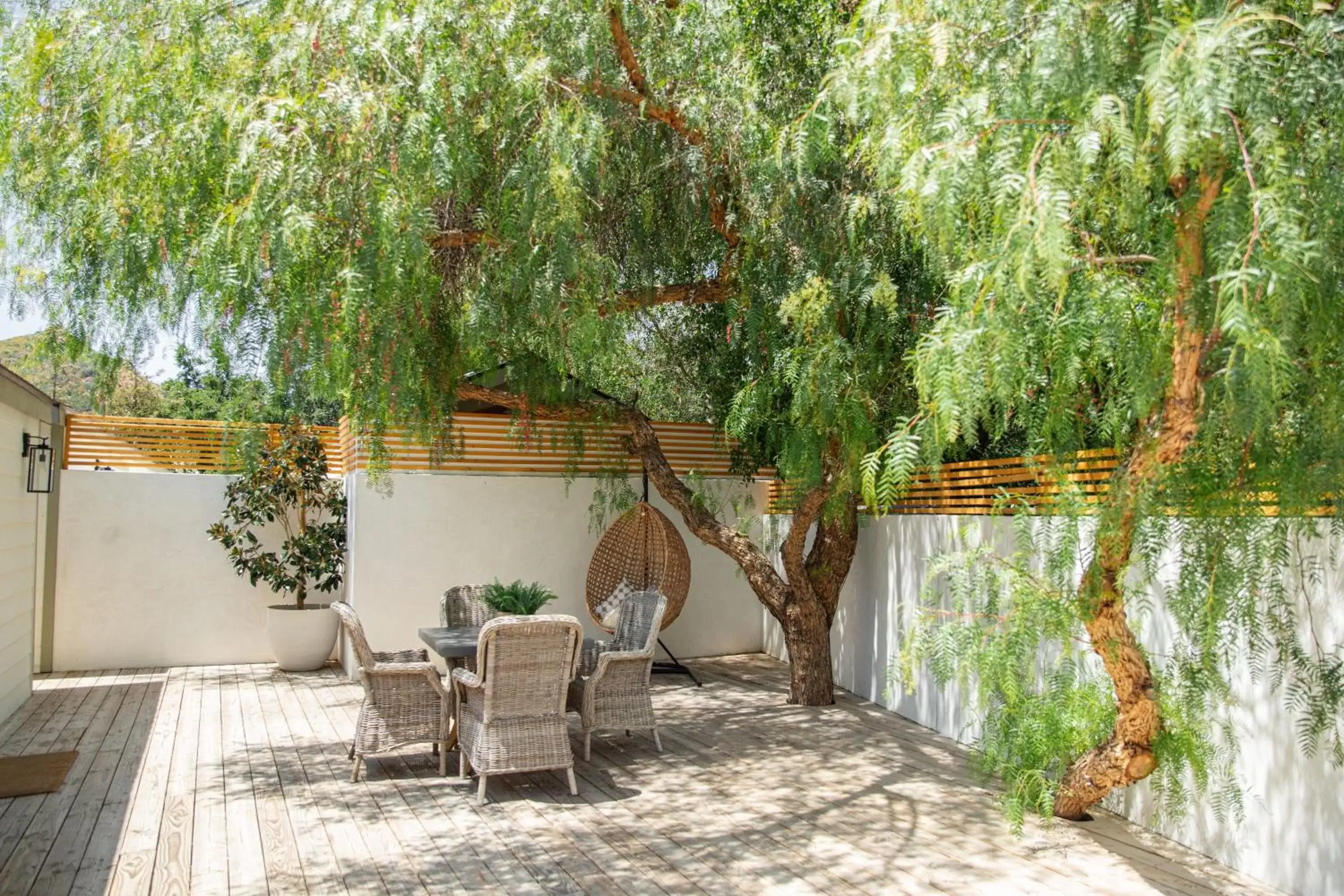 Patio in Calamigos Guest Ranch and Beach Club