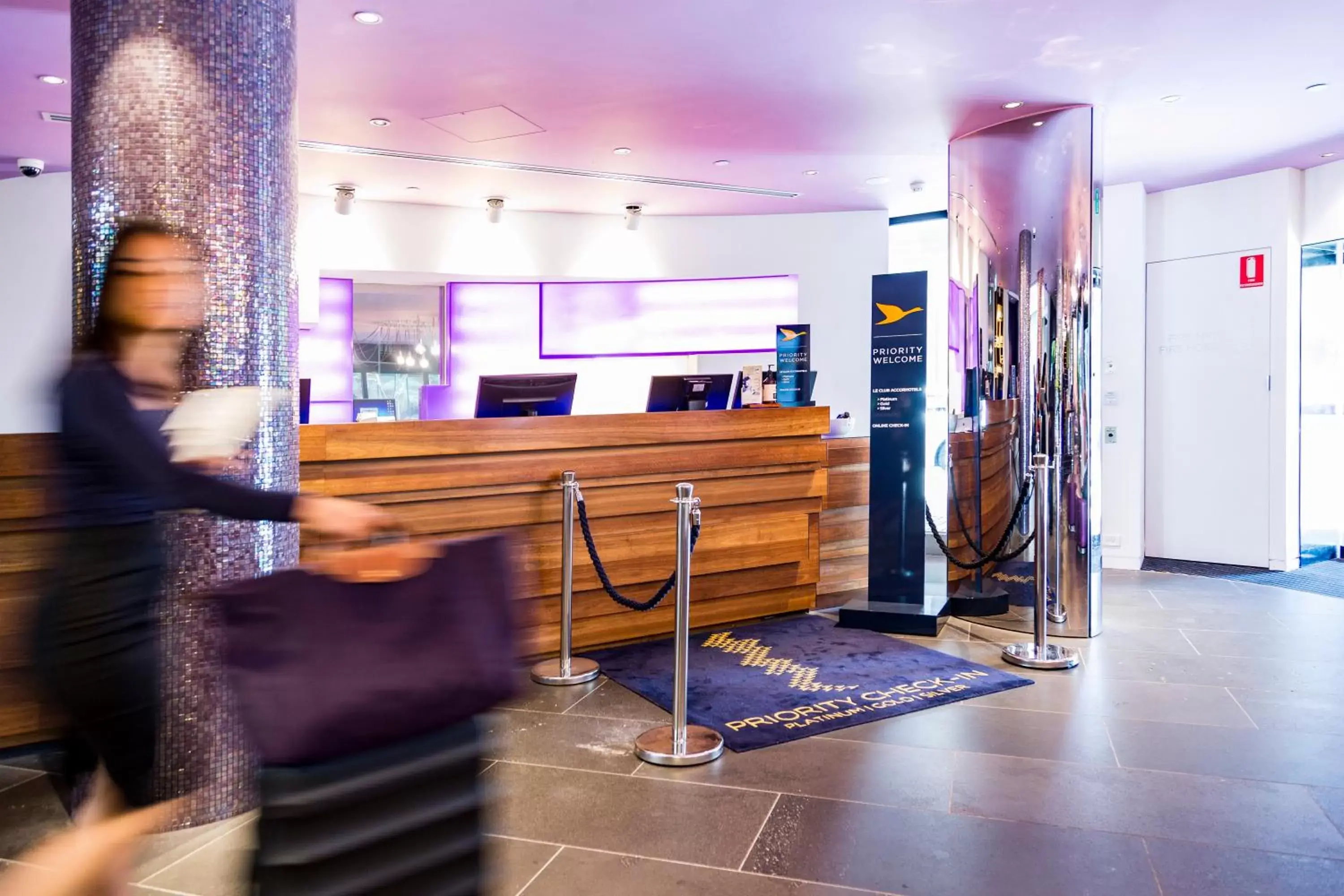 Lobby or reception in The Sebel Melbourne Docklands Hotel Lobby or reception in The Sebel Melbourne Docklands Hotel