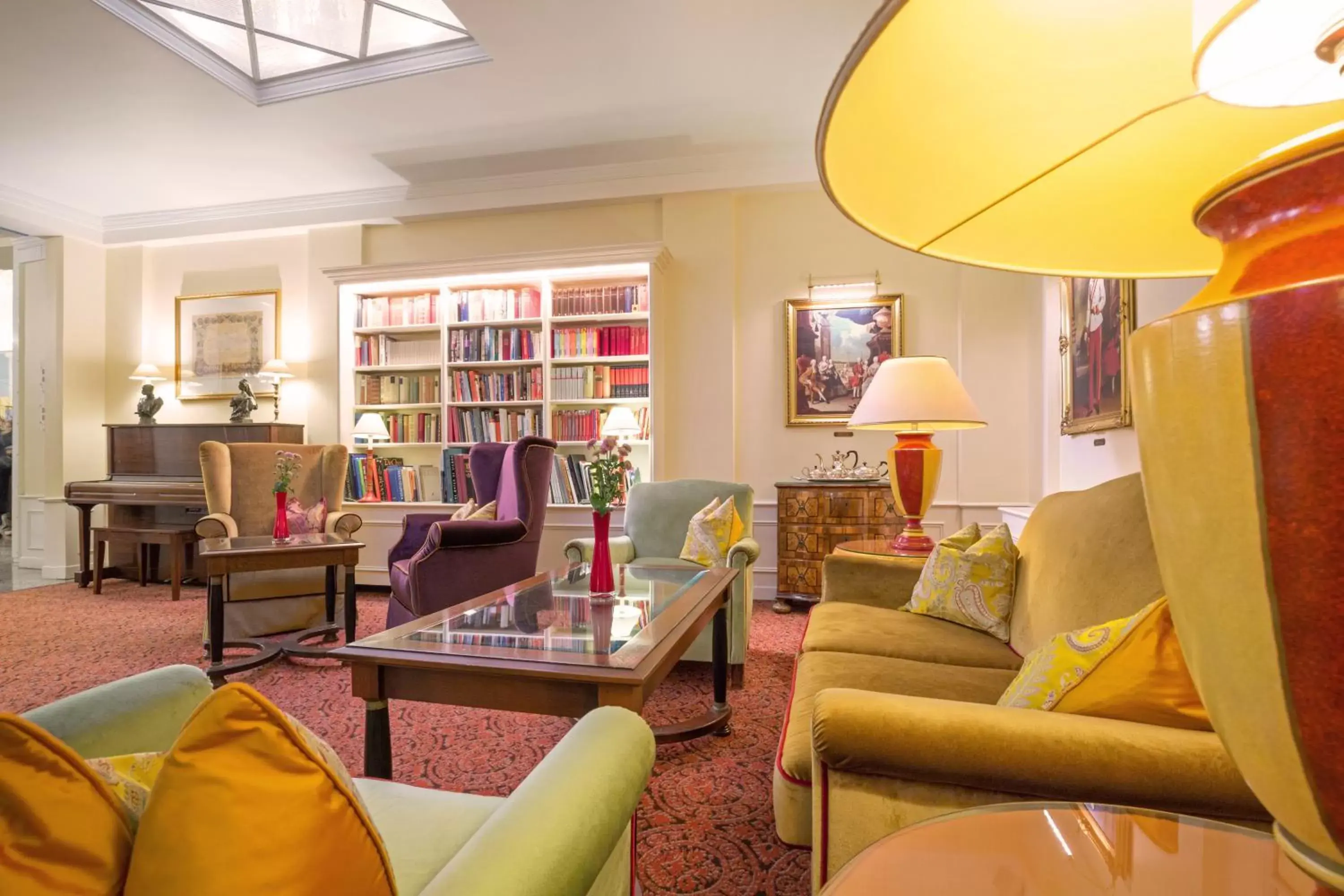 Library in Hotel Kaiserhof Wien