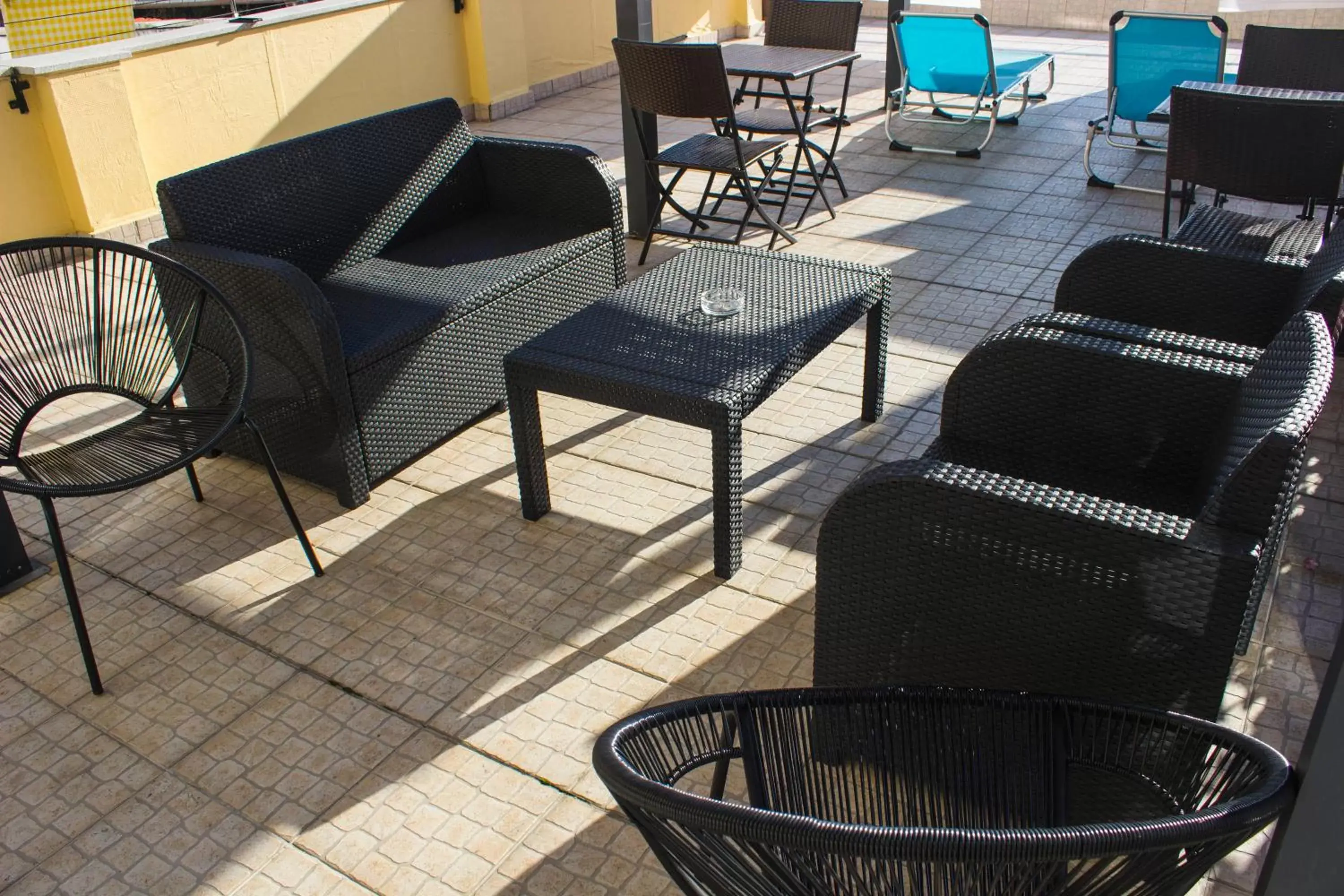 Balcony/Terrace, Seating Area in Hotel Estoril Porto