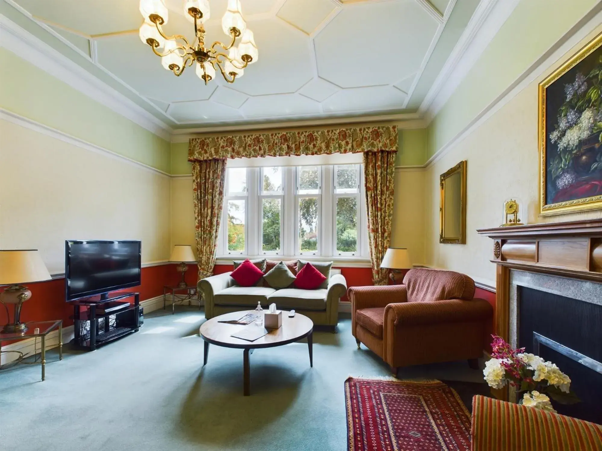 Communal lounge/ TV room, Seating Area in Beech House Hotel