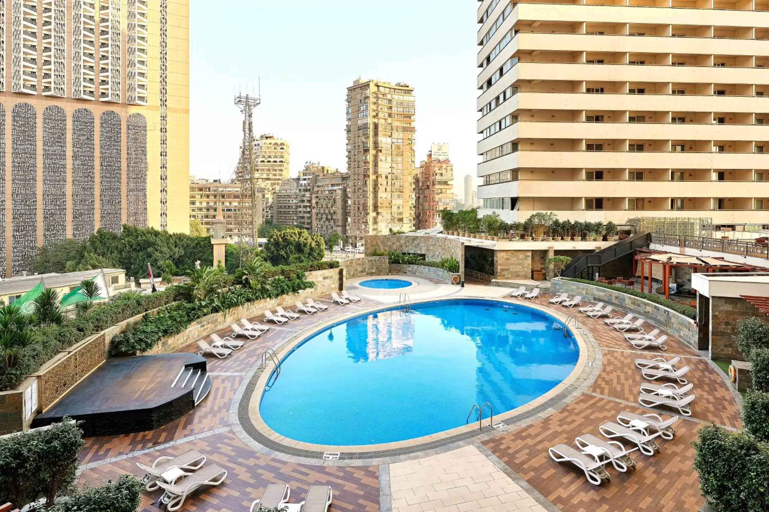 Swimming pool, Pool View in Sheraton Cairo Hotel & Casino