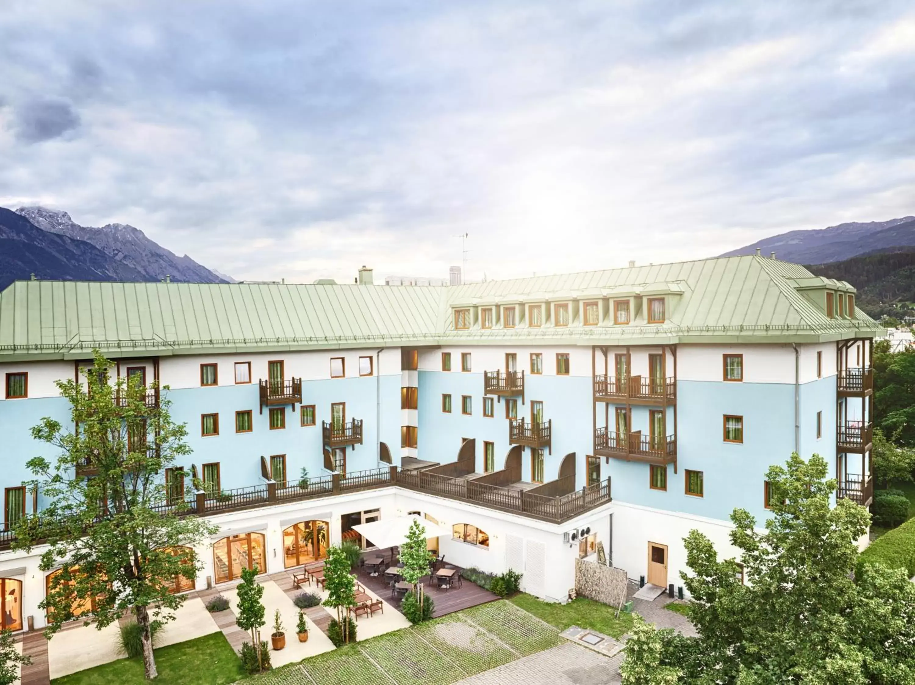 Bird's eye view in Alphotel Innsbruck Bird's eye view in Alphotel Innsbruck