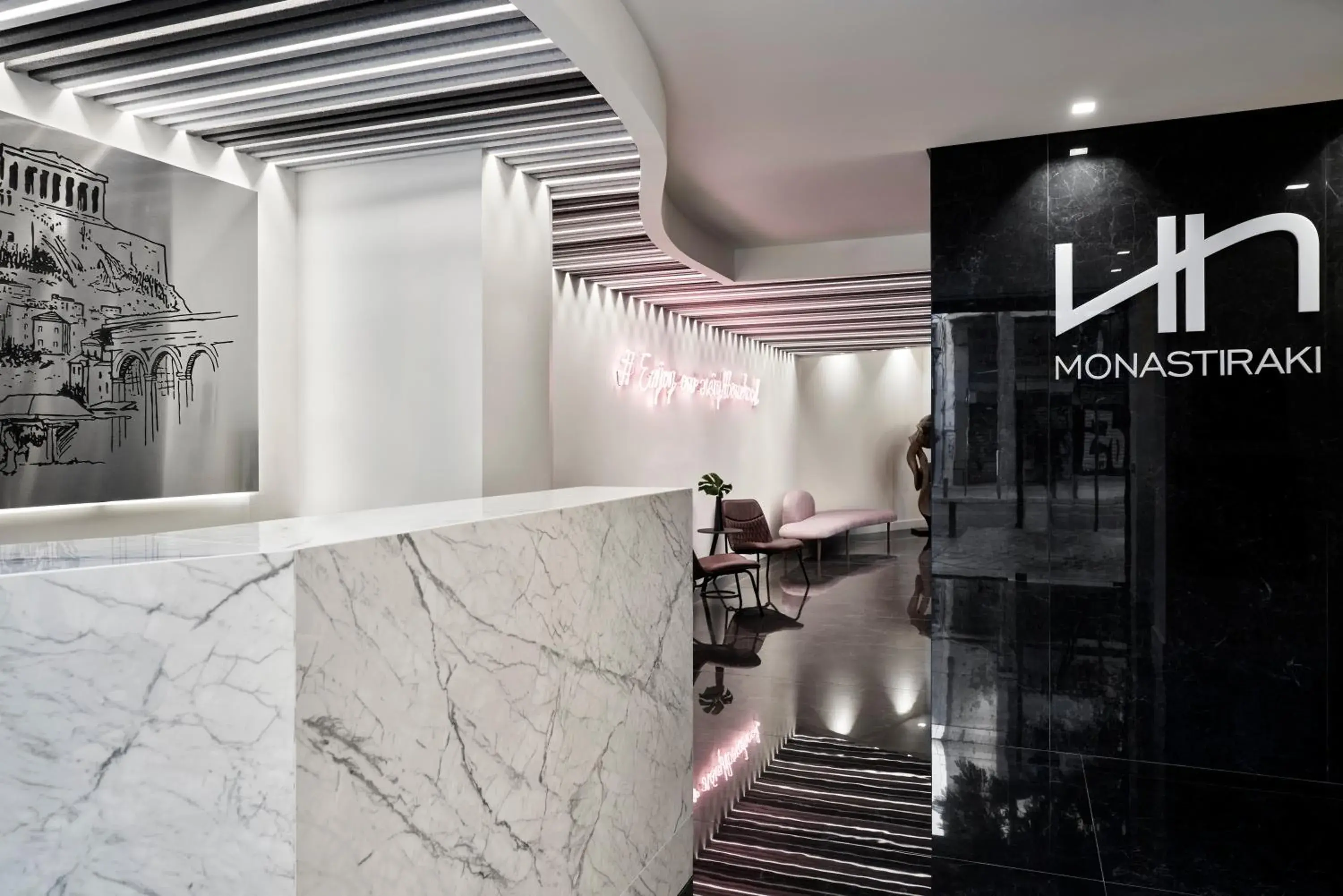 Lobby or reception in NLH MONASTIRAKI - Neighborhood Lifestyle Hotels