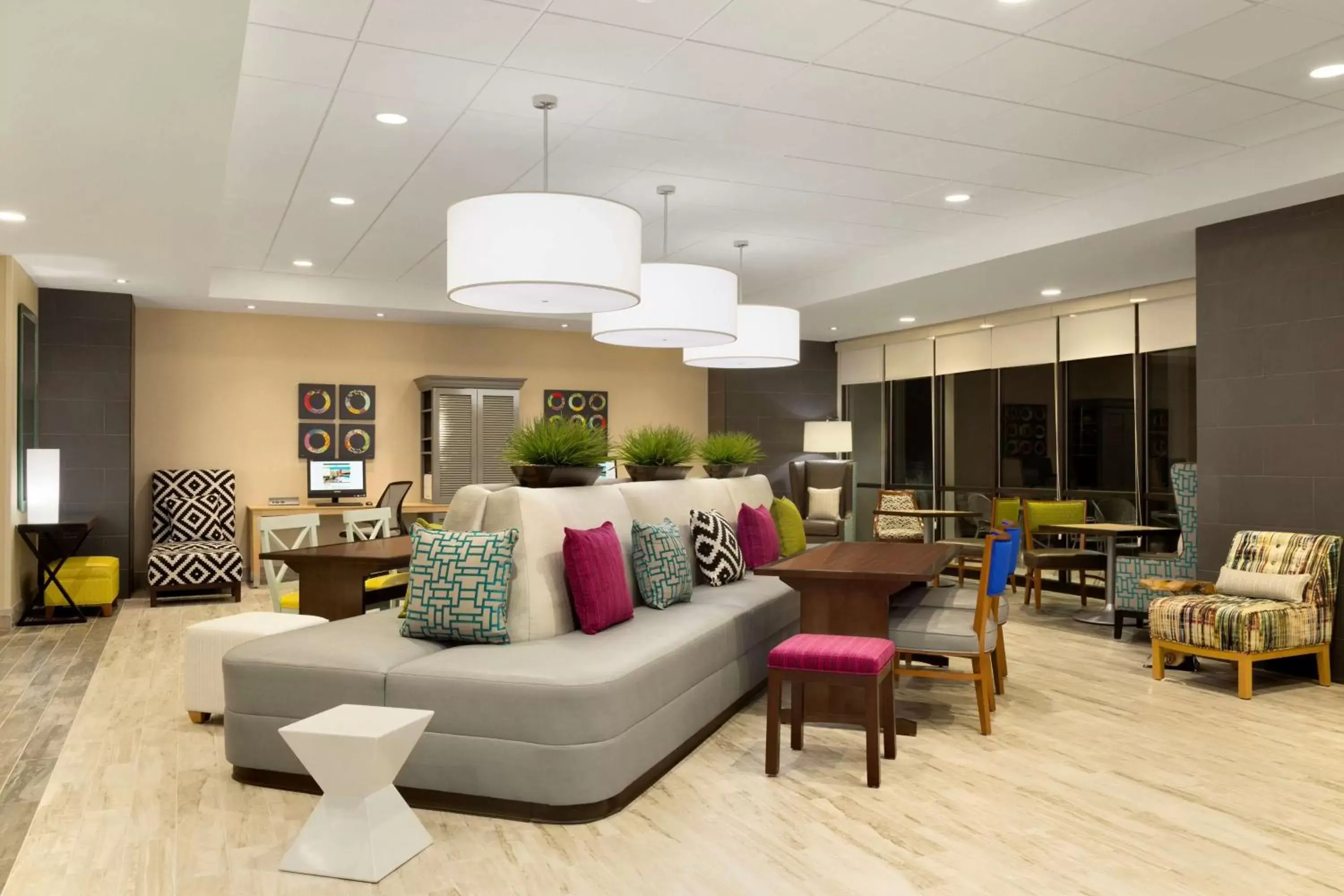 Lobby or reception, Seating Area in Home2 Suites By Hilton Hasbrouck Heights