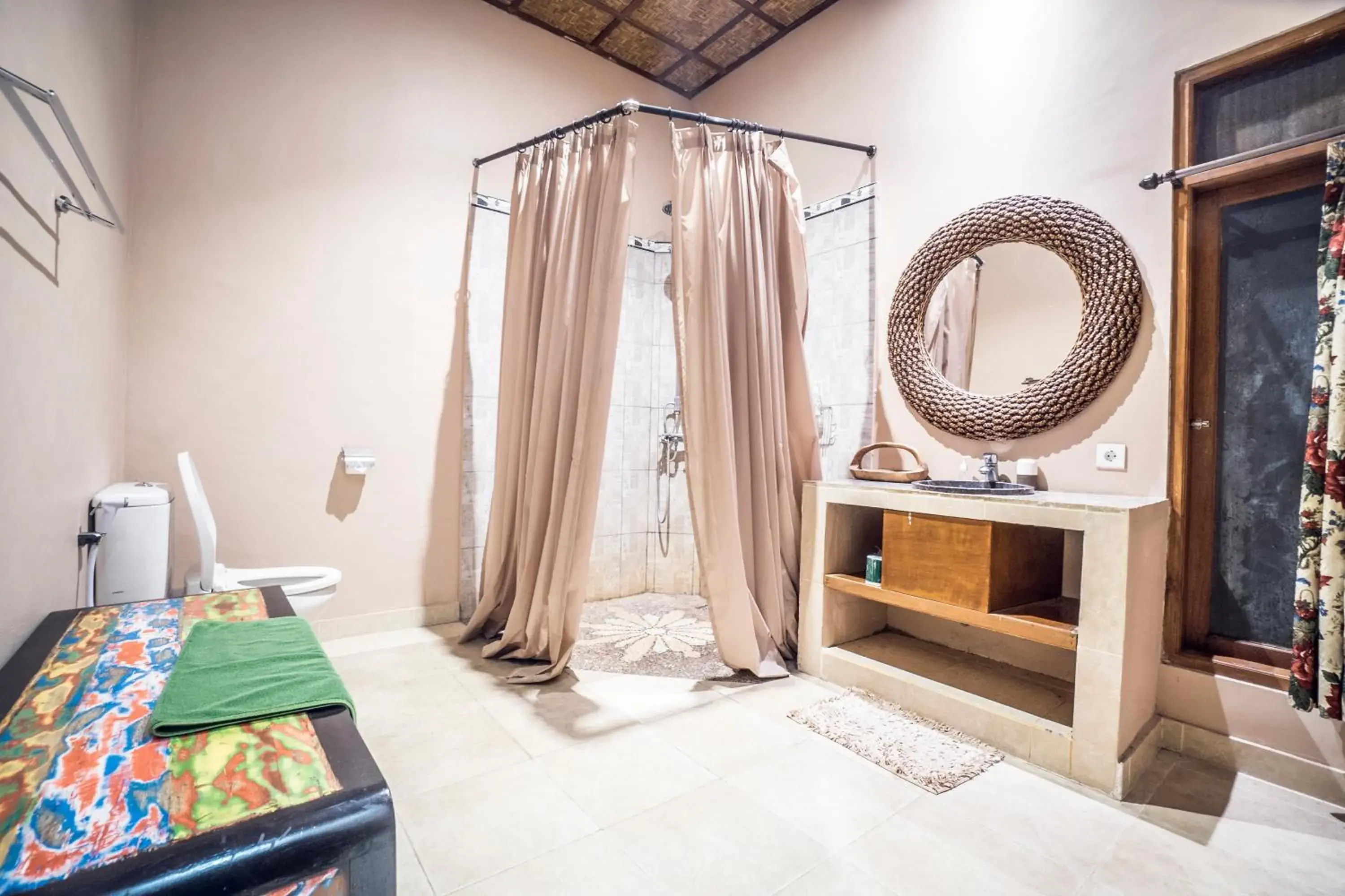 Bathroom in Gajah Biru Bungalows