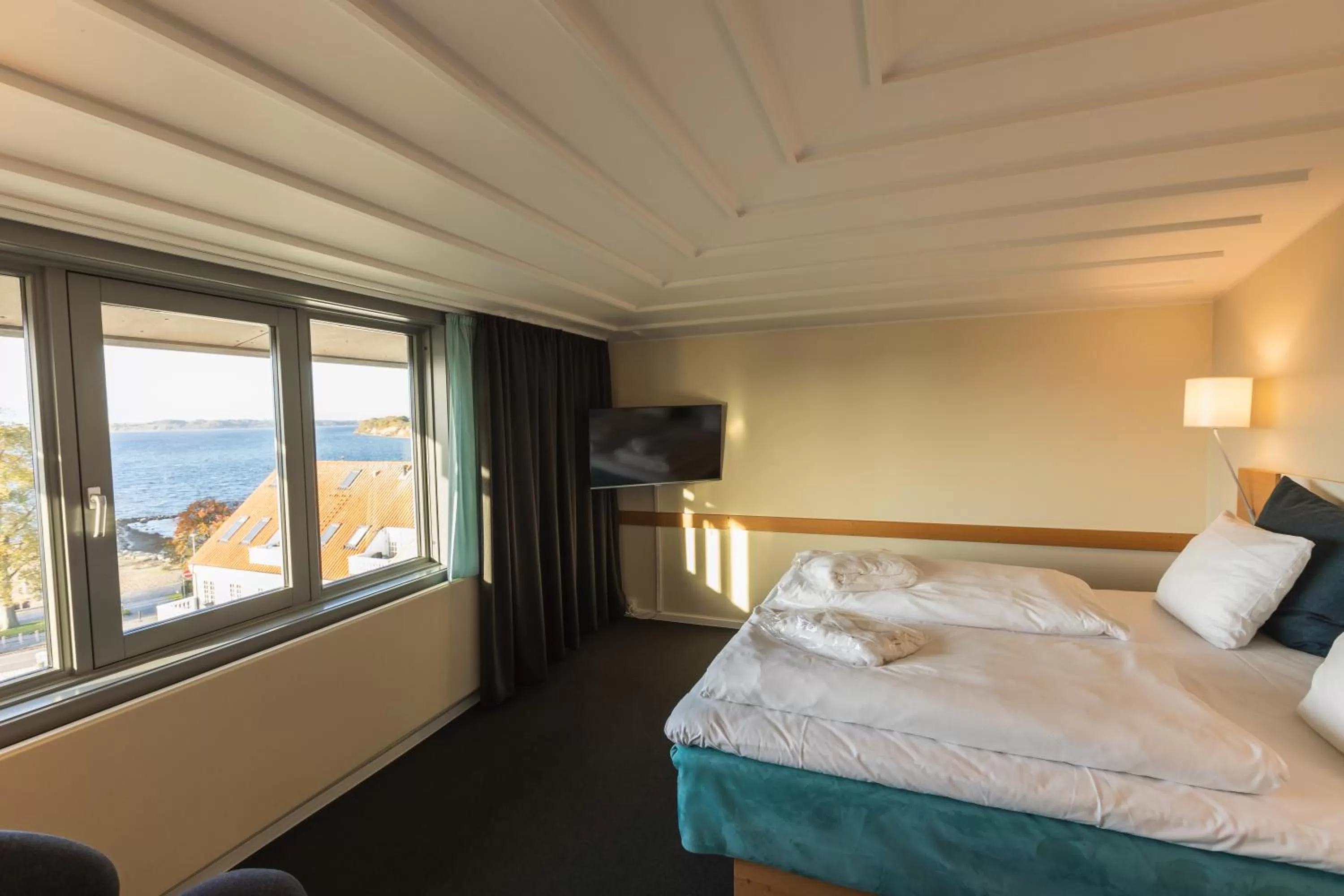 Bedroom, Bed in Hotel Sonderborg Strand