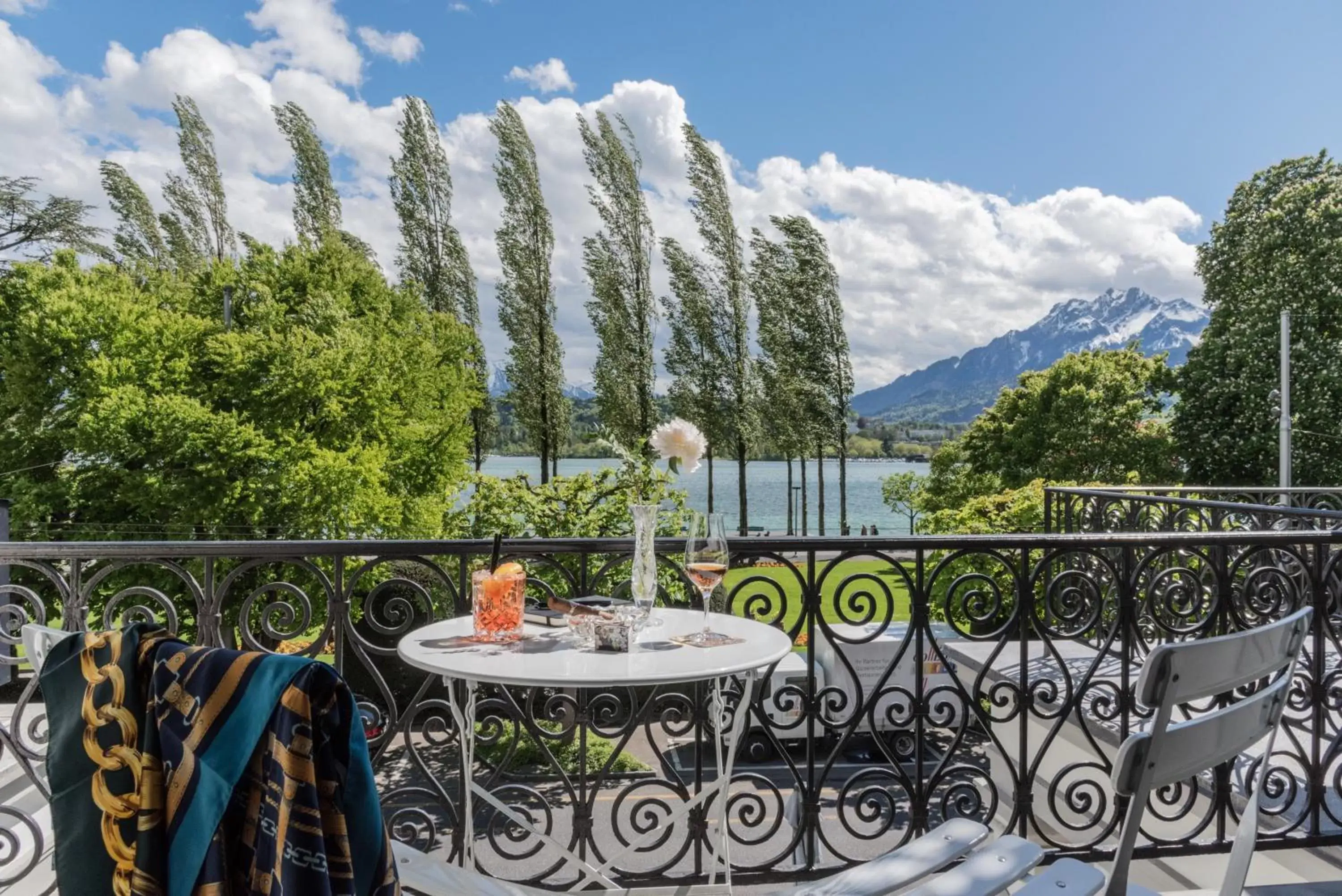 Lake view in Hotel Beau Séjour Lucerne