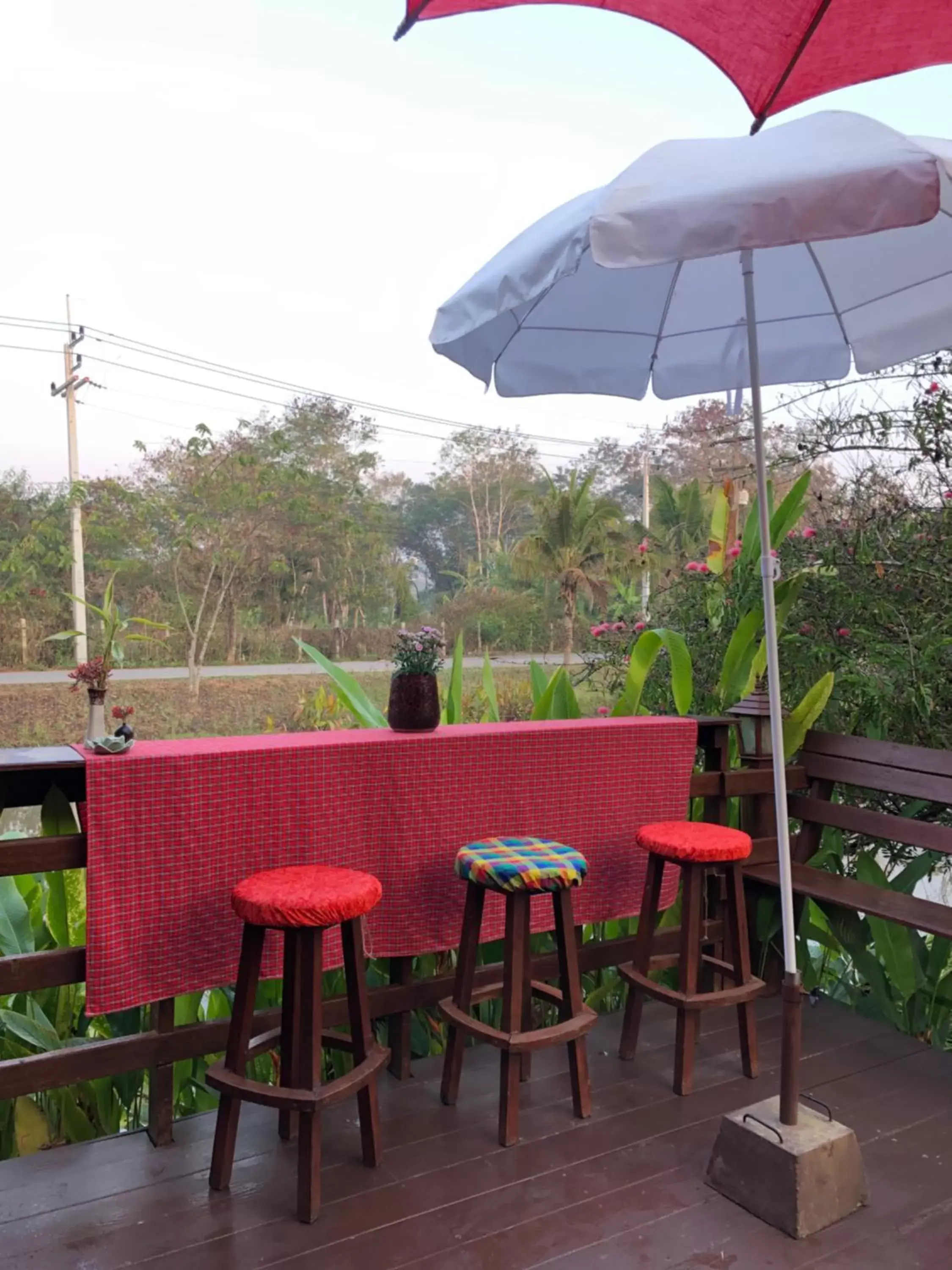 Seating area in Pura Vida Pai Resort