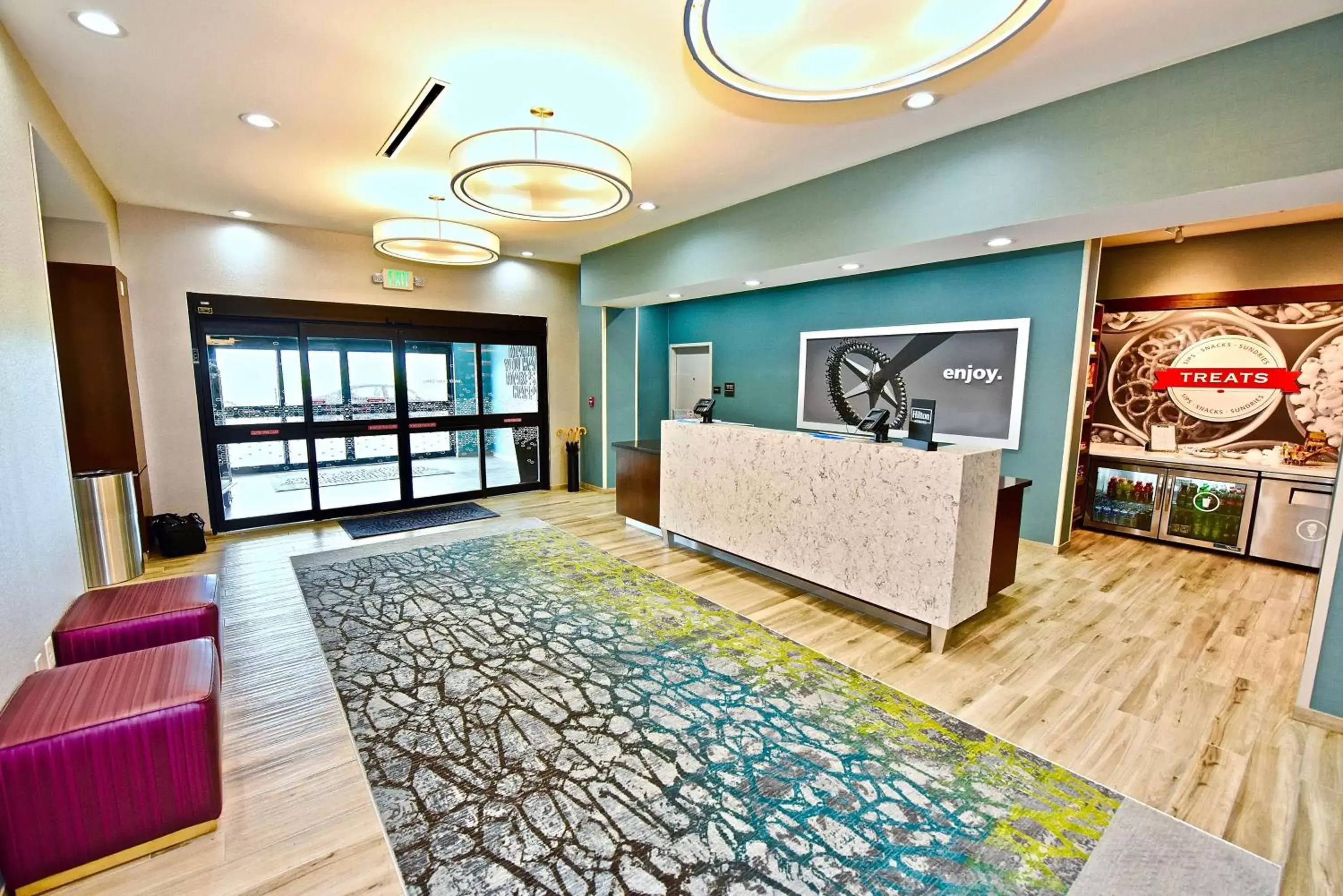 Lobby or reception in Hampton Inn By Hilton Kirksville MO