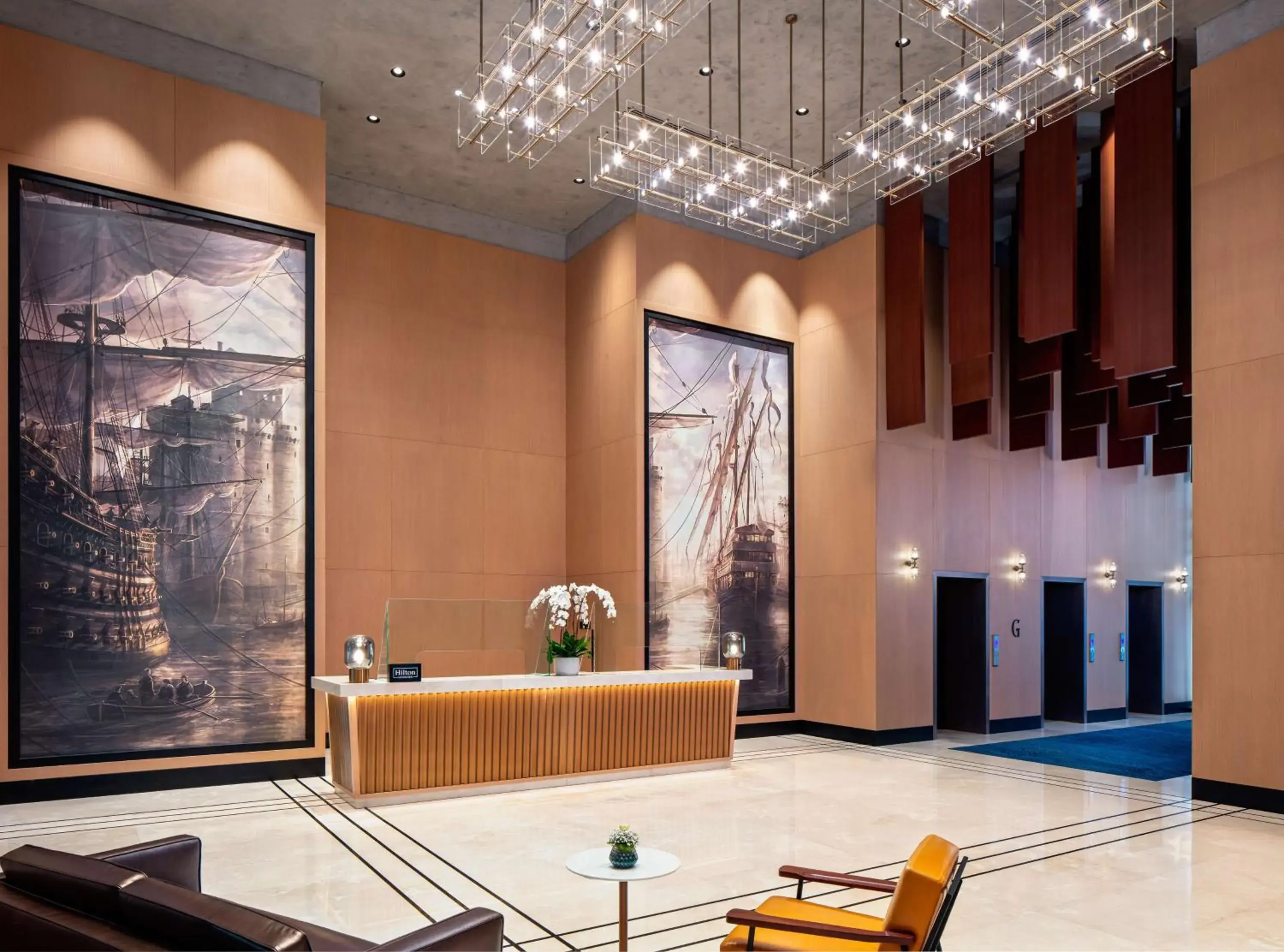 Lobby or reception in DoubleTree by Hilton Dubai M Square Hotel & Residences
